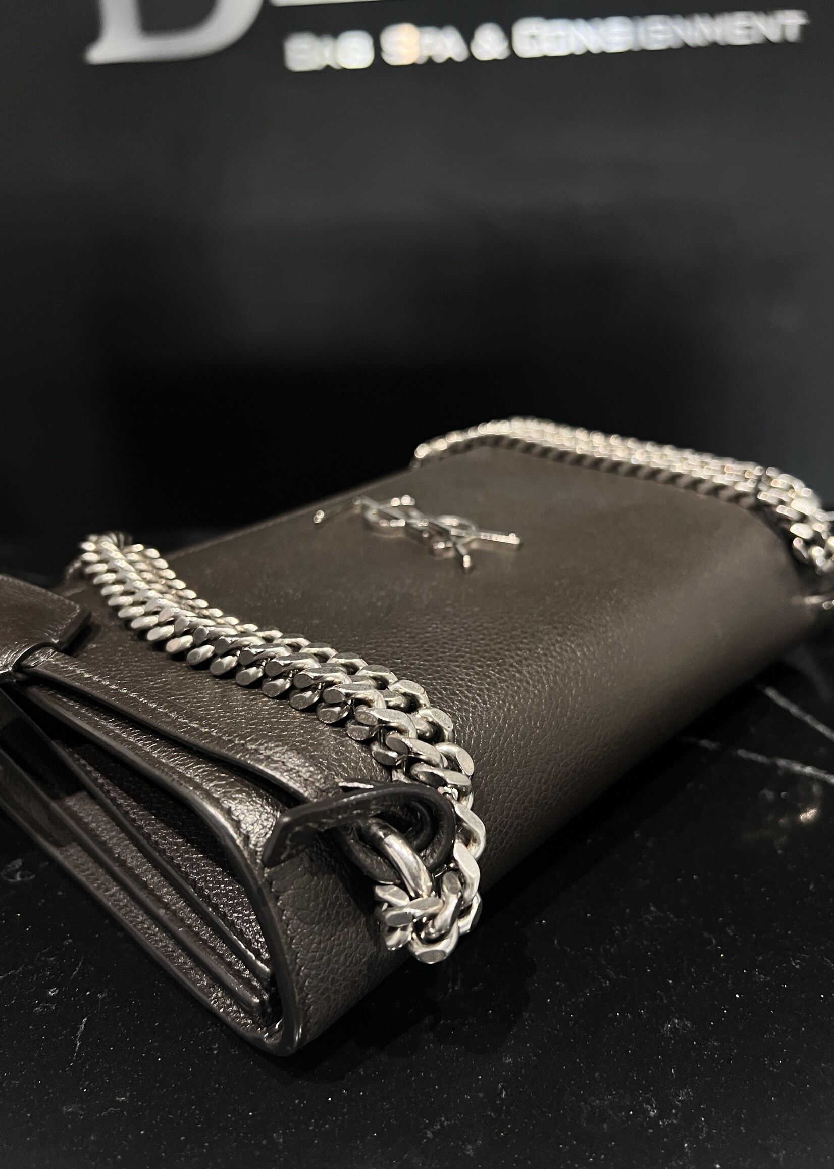 Saint Laurent SOLD- Saint Laurent Charcoal Sunset Medium