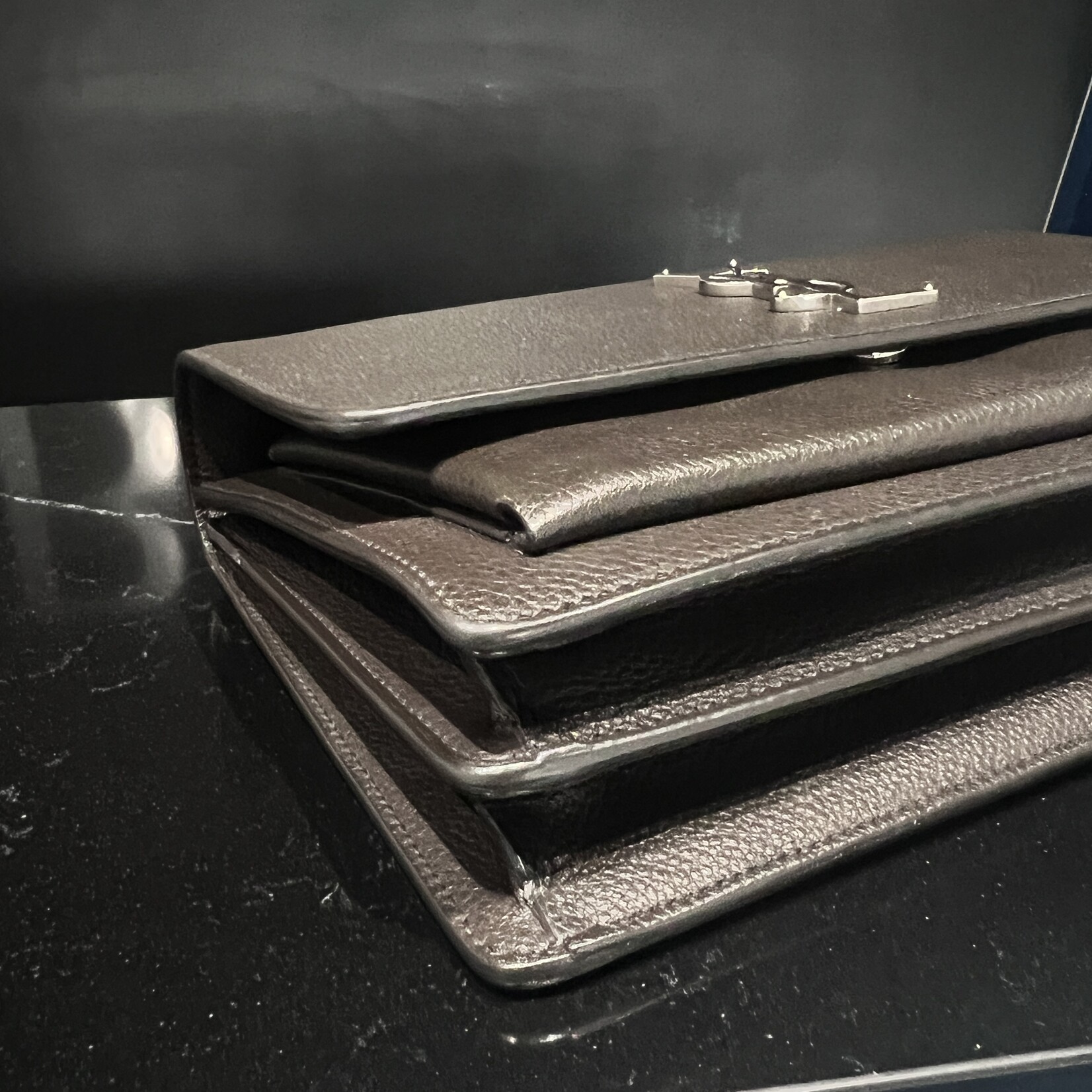 Saint Laurent SOLD- Saint Laurent Charcoal Sunset Medium