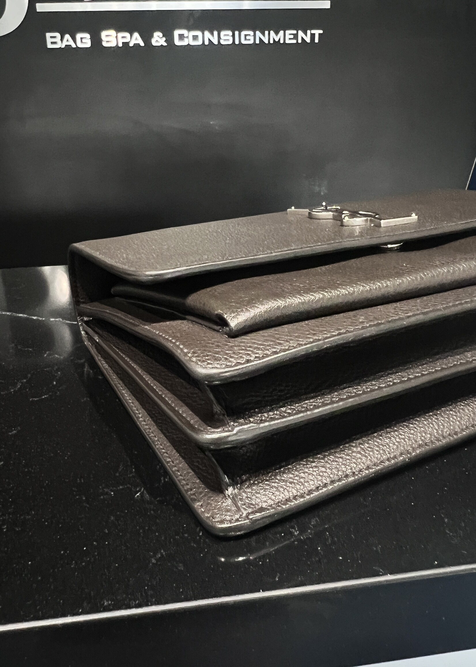 Saint Laurent SOLD- Saint Laurent Charcoal Sunset Medium