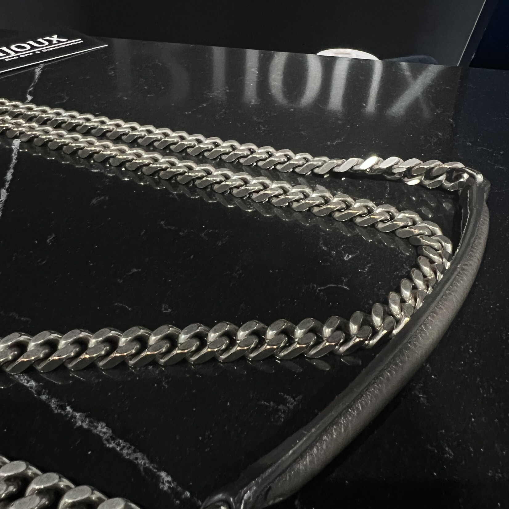 Saint Laurent SOLD- Saint Laurent Charcoal Sunset Medium