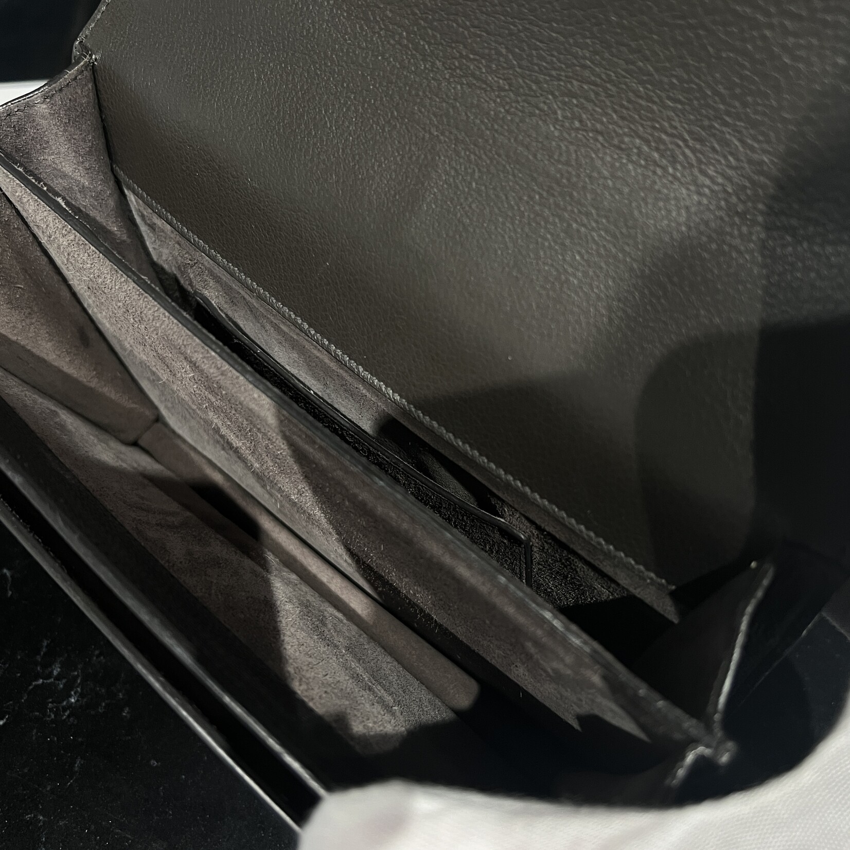 Saint Laurent SOLD- Saint Laurent Charcoal Sunset Medium