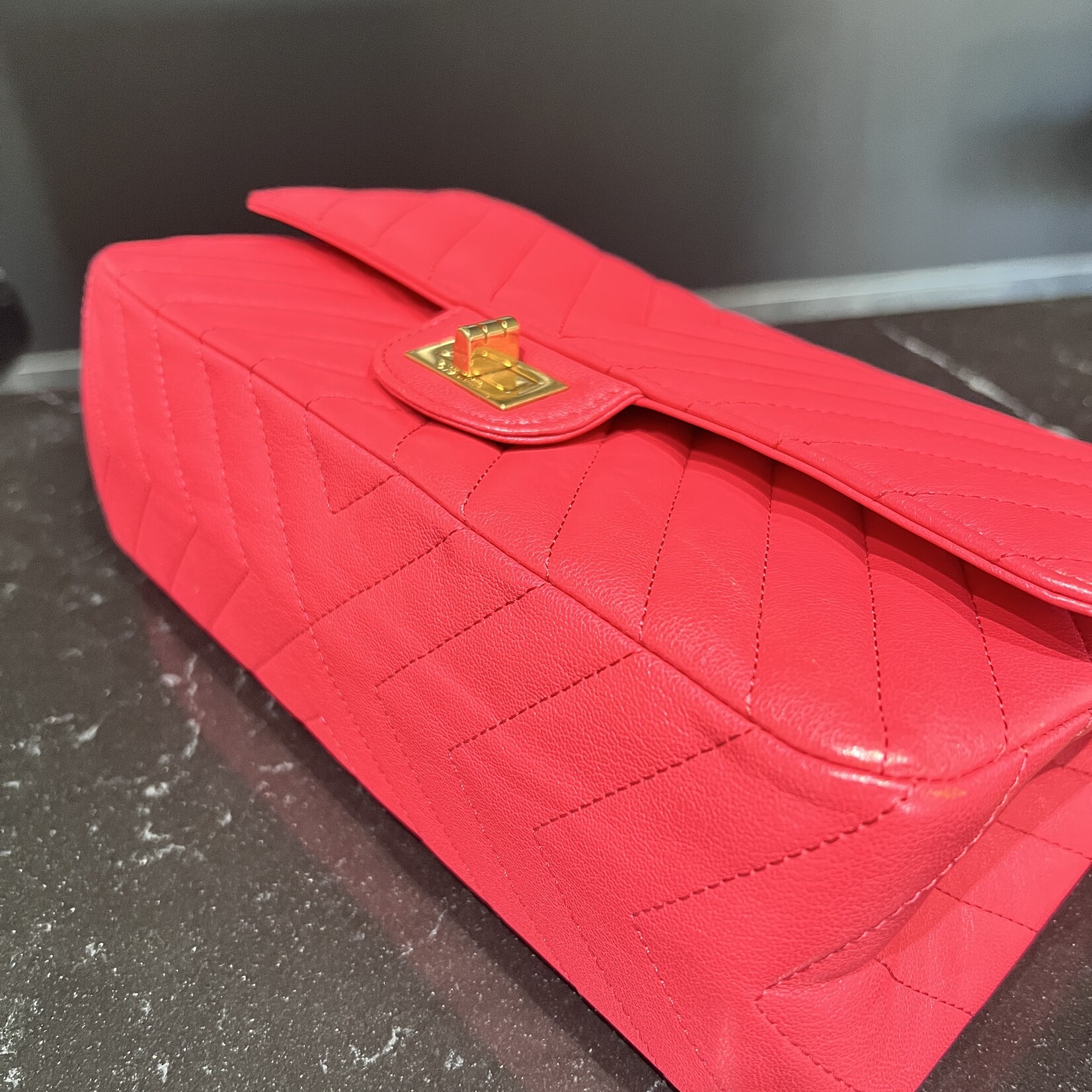 Chanel Chanel Chevron Quilted Pink 2.55 Reissue