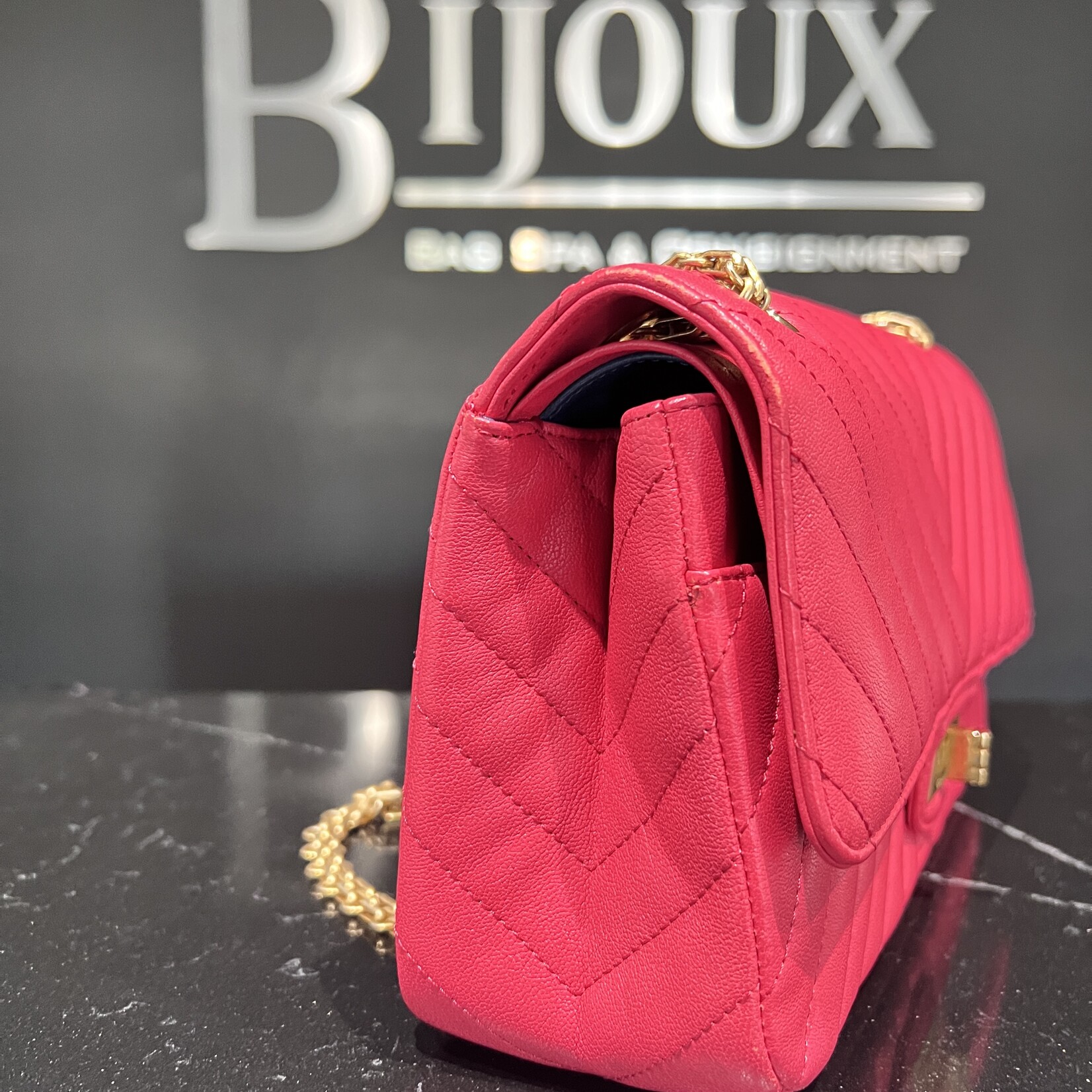 Chanel Chanel Chevron Quilted Pink 2.55 Reissue