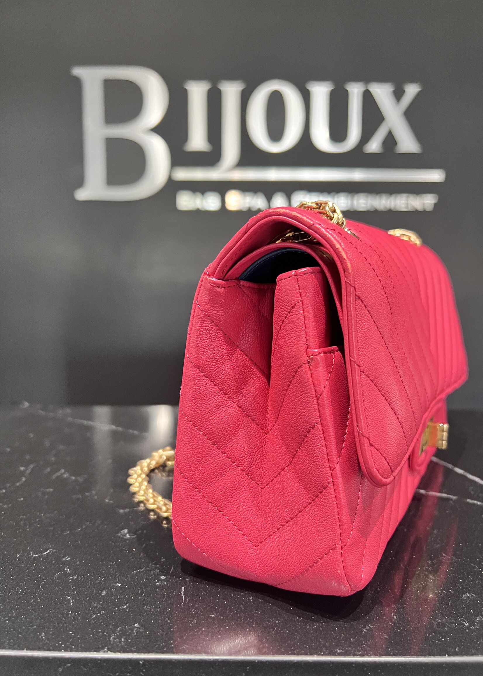 Chanel Chanel Chevron Quilted Pink 2.55 Reissue