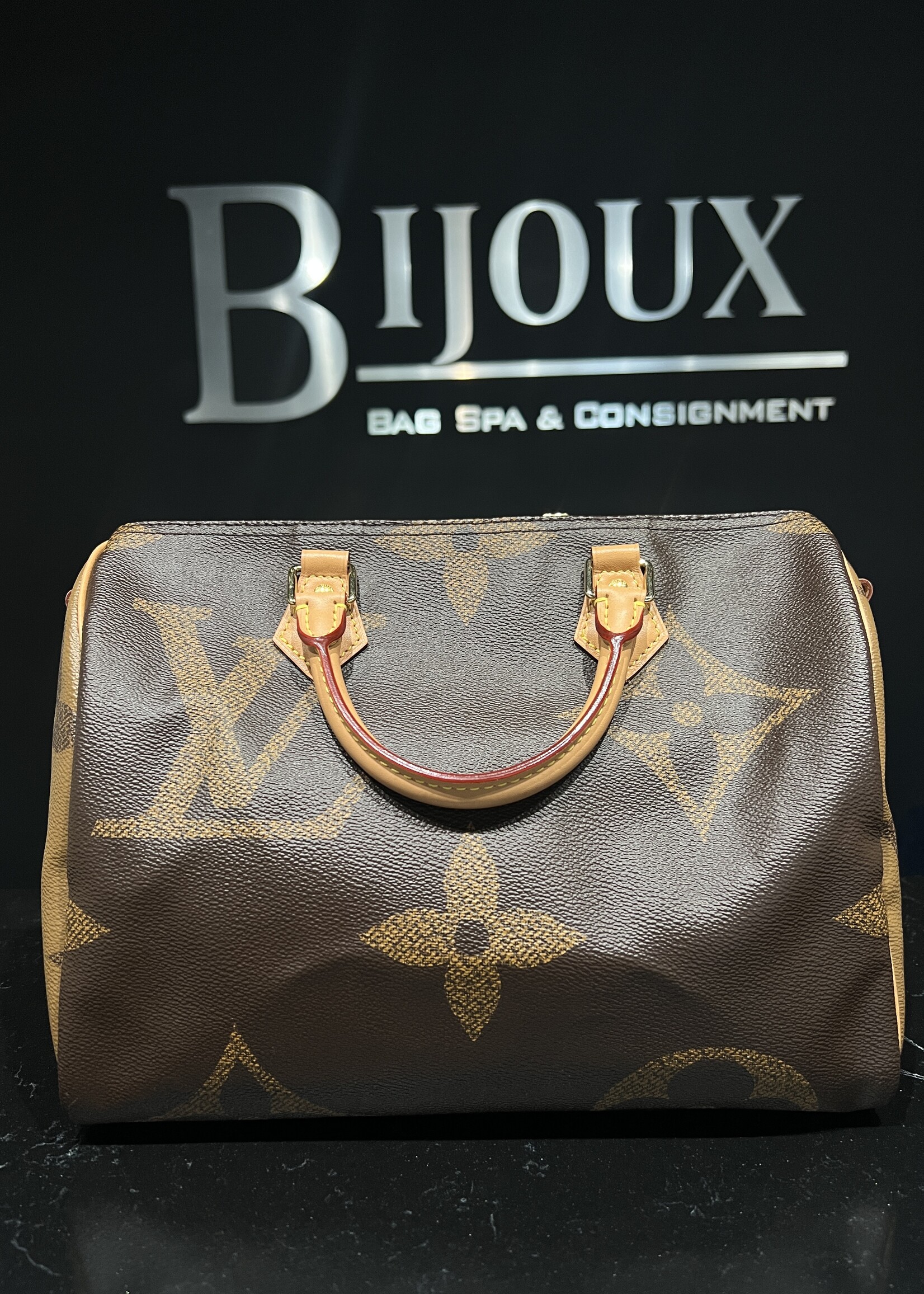 Louis Vuitton SOLD - Louis Vuitton Speedy 30 Reverse Giant Monogram