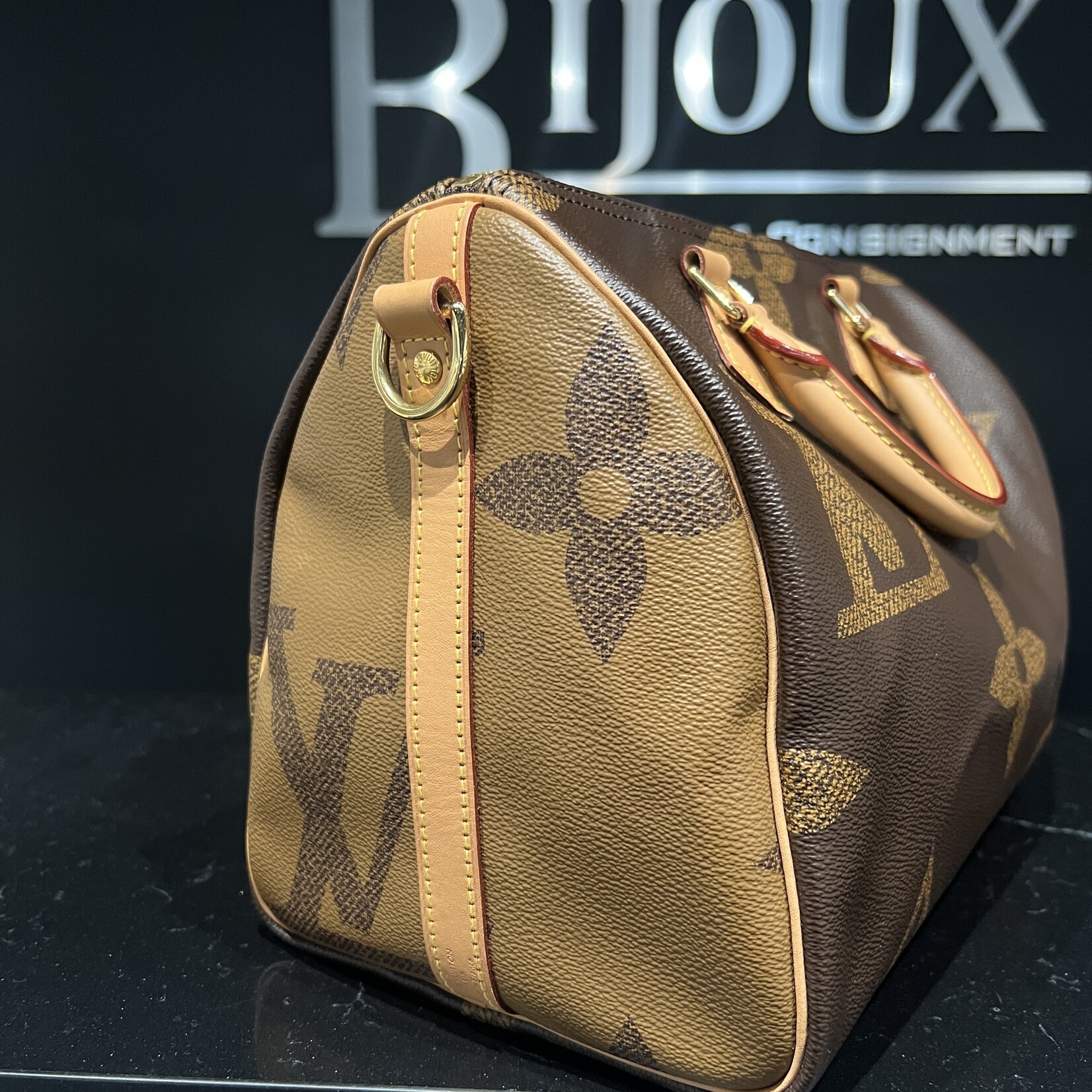 Louis Vuitton SOLD - Louis Vuitton Speedy 30 Reverse Giant Monogram