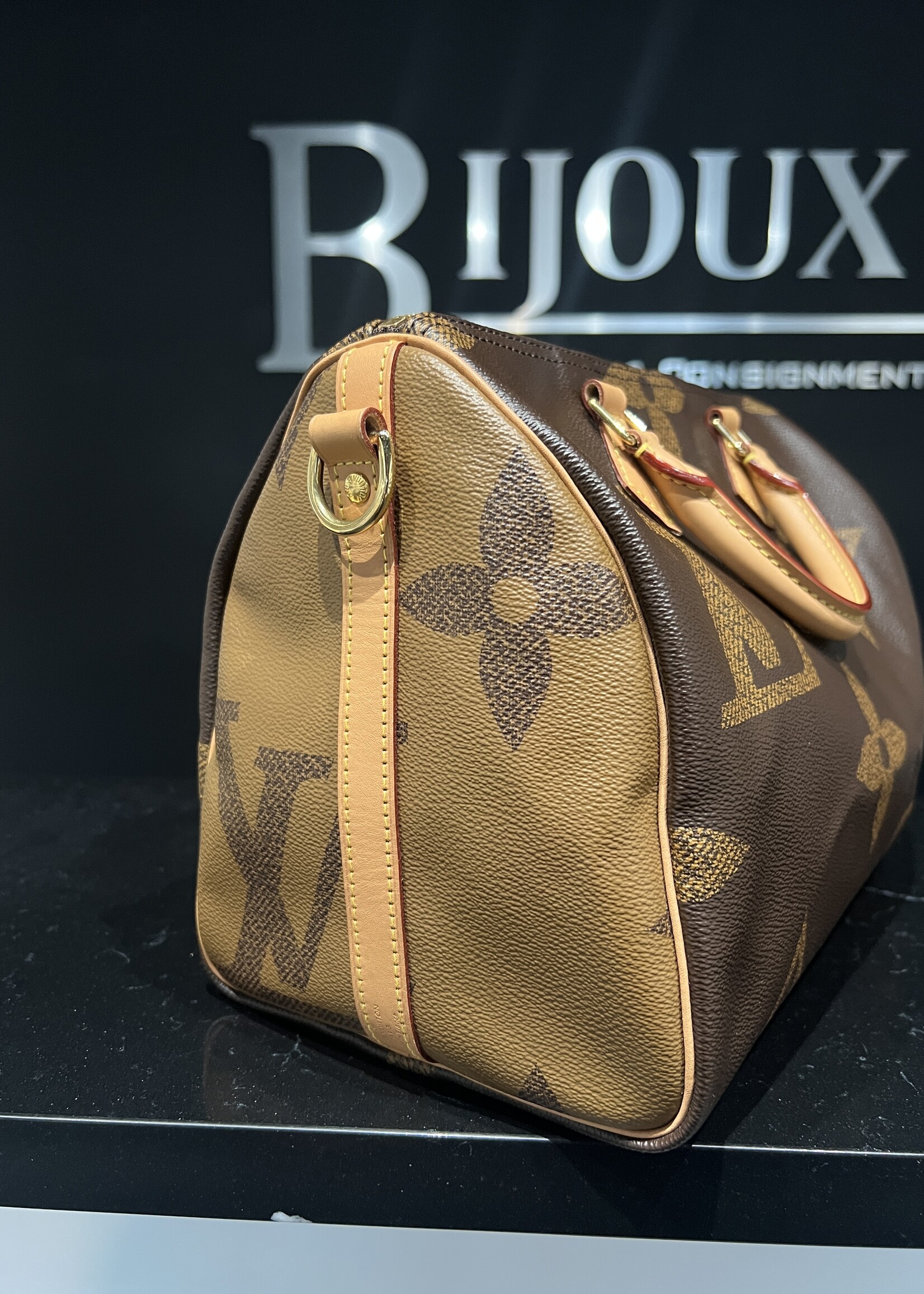 Louis Vuitton SOLD - Louis Vuitton Speedy 30 Reverse Giant Monogram