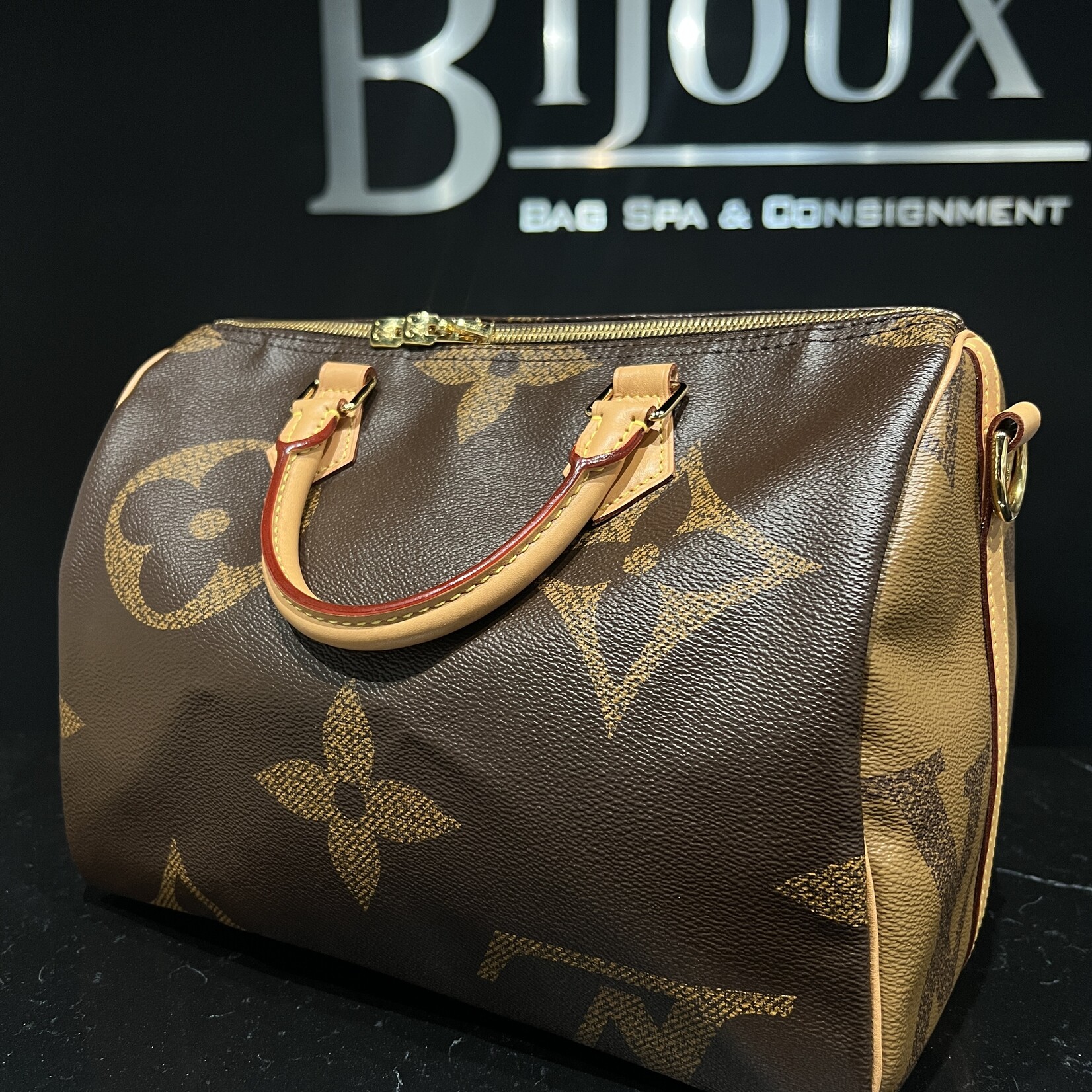 Louis Vuitton SOLD - Louis Vuitton Speedy 30 Reverse Giant Monogram