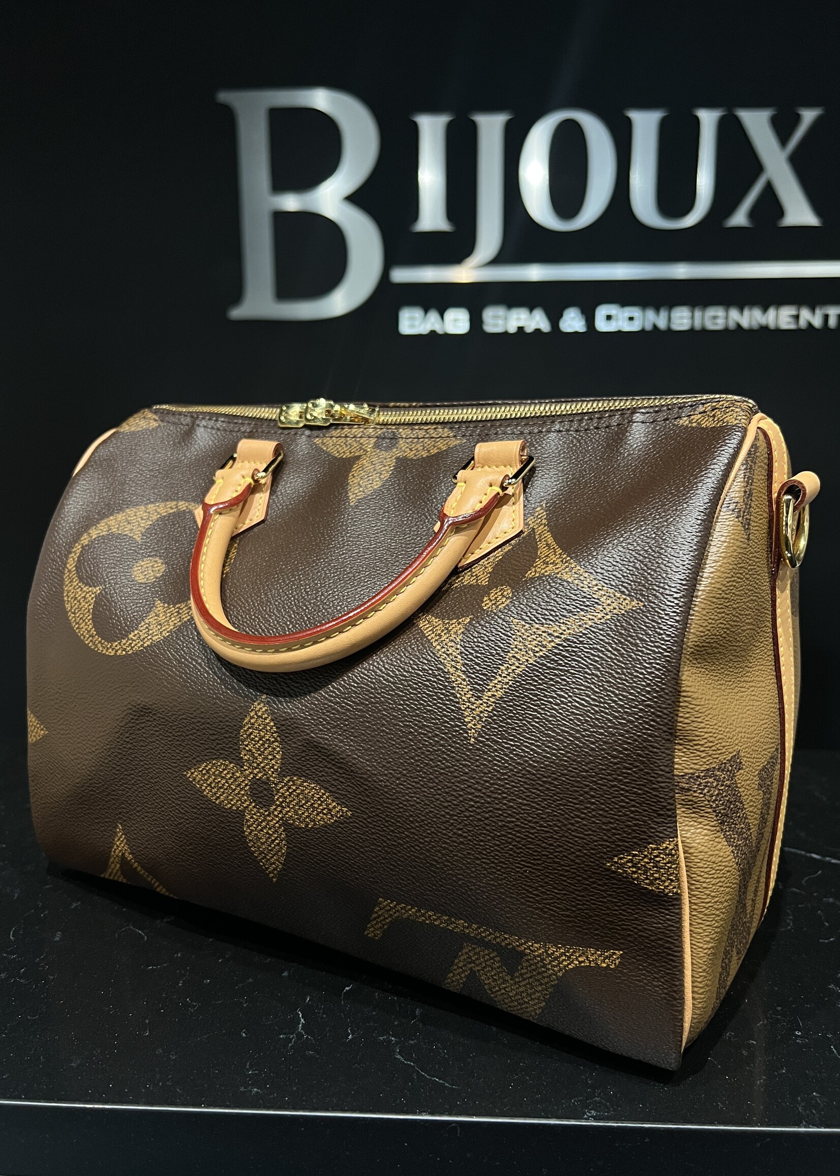 Louis Vuitton SOLD - Louis Vuitton Speedy 30 Reverse Giant Monogram