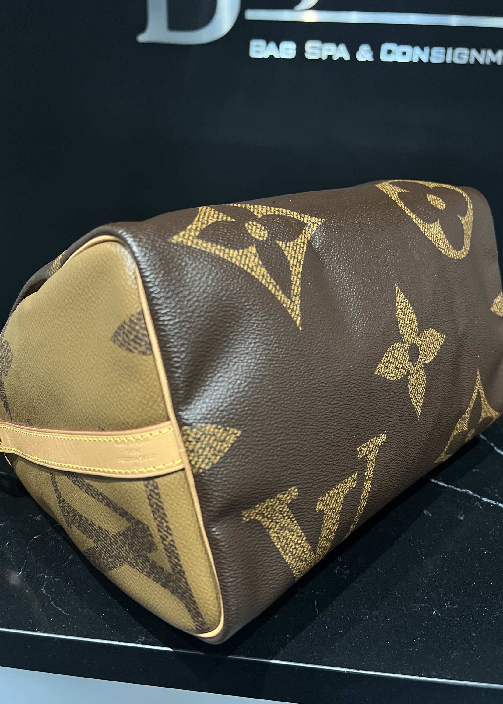 Louis Vuitton SOLD - Louis Vuitton Speedy 30 Reverse Giant Monogram