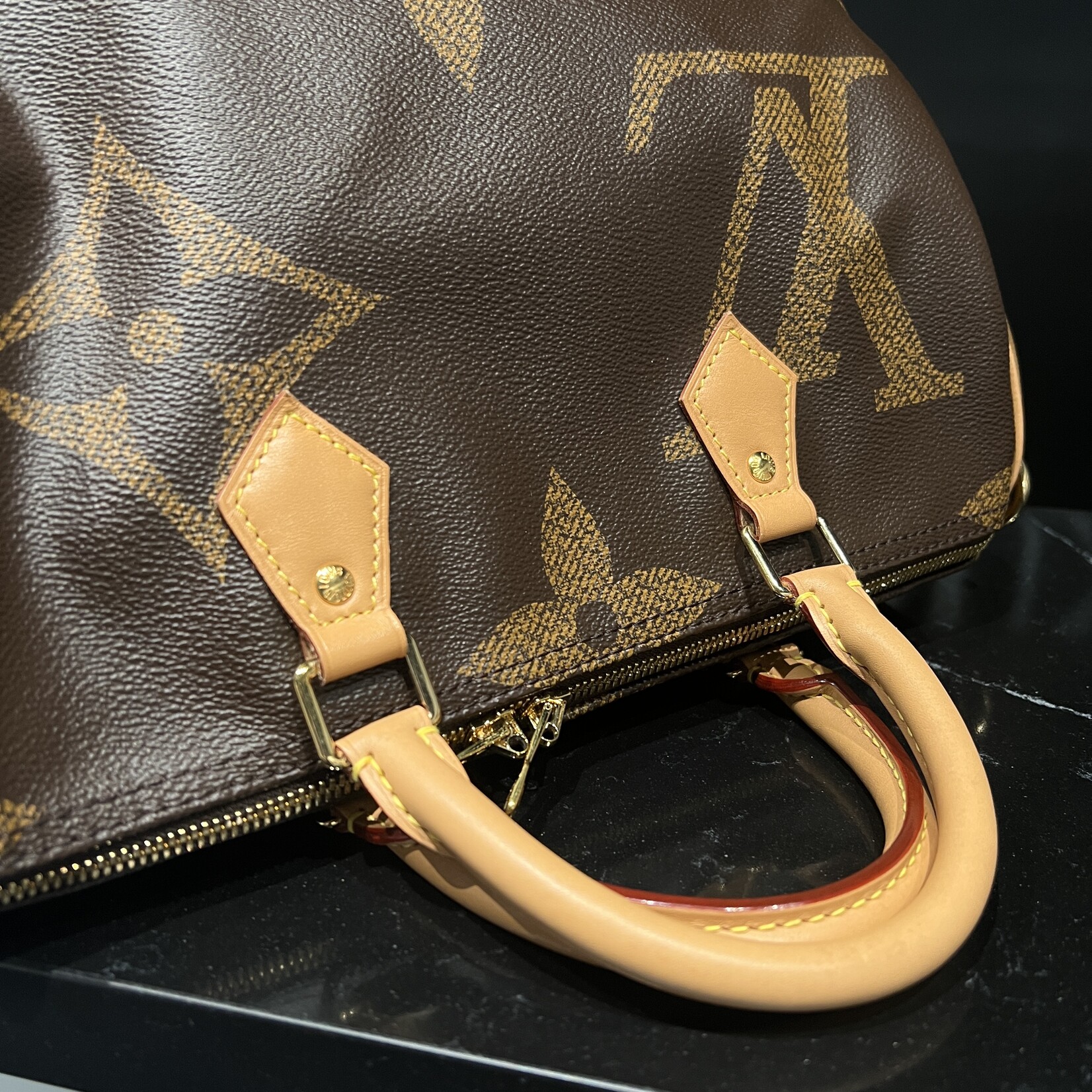 Louis Vuitton SOLD - Louis Vuitton Speedy 30 Reverse Giant Monogram
