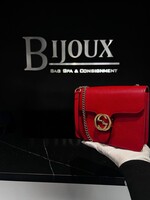 Gucci Gucci Dollar Crossbody Red
