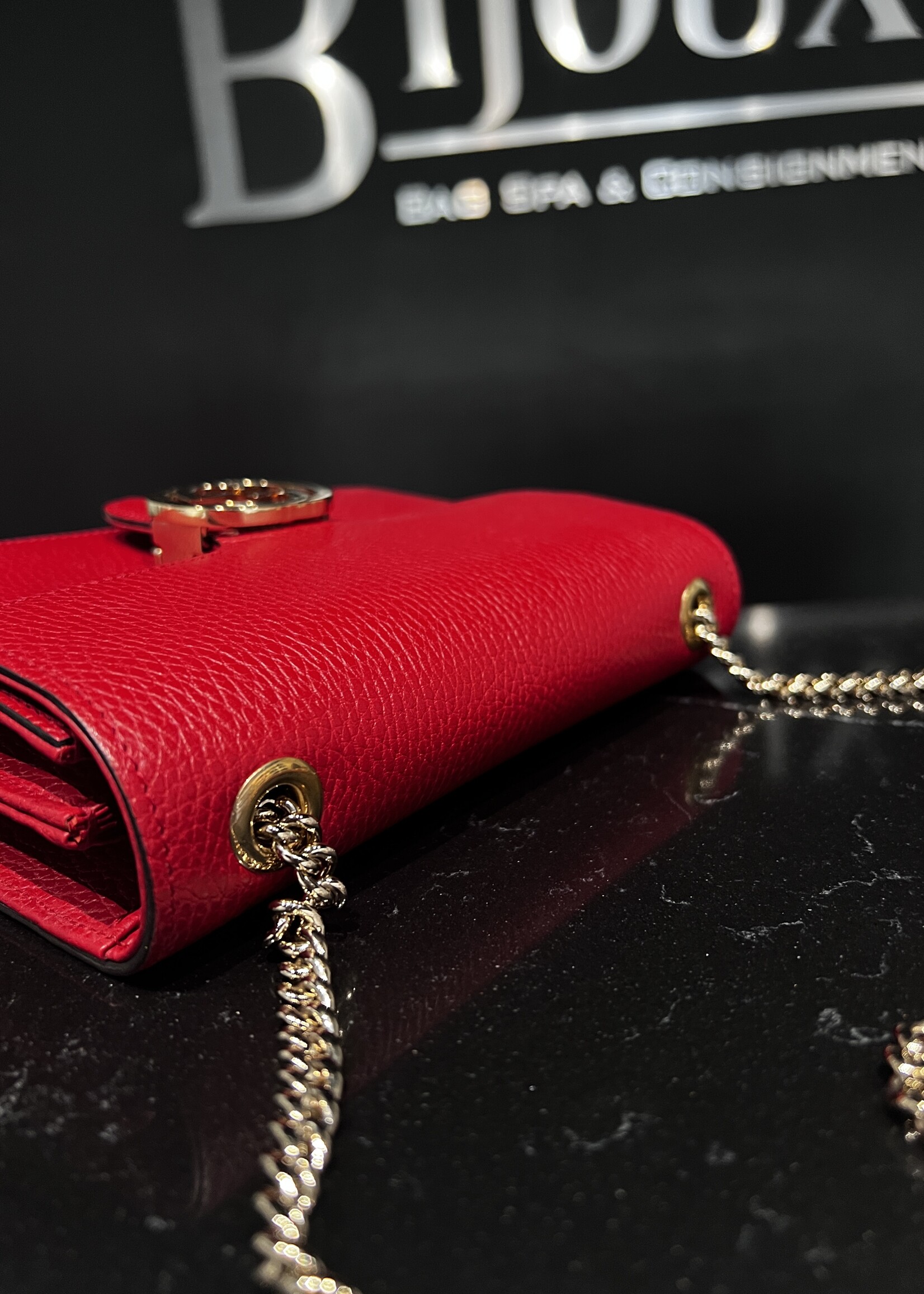 Gucci Gucci Dollar Crossbody Red
