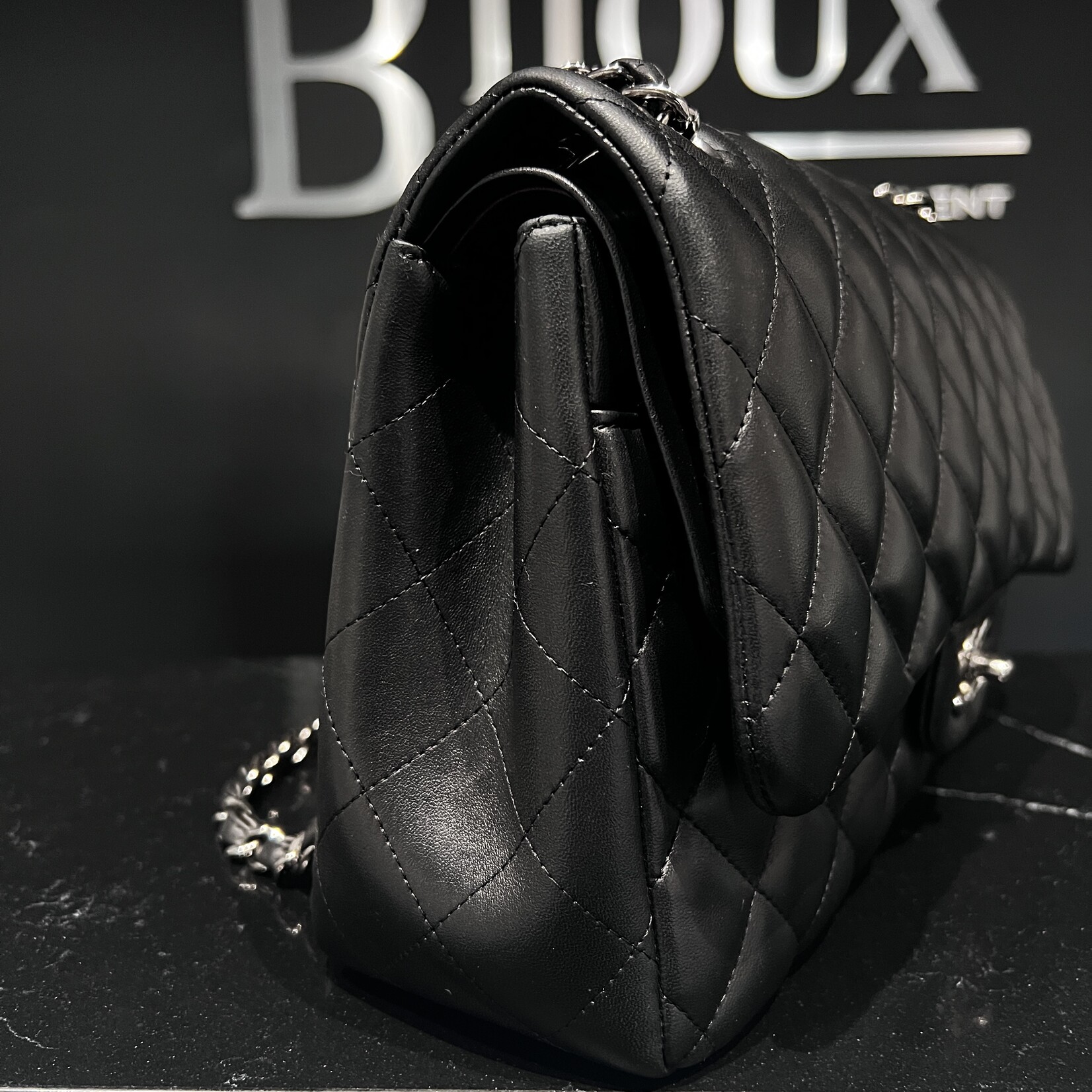 Chanel SOLD- Chanel Black Jumbo Lambskin