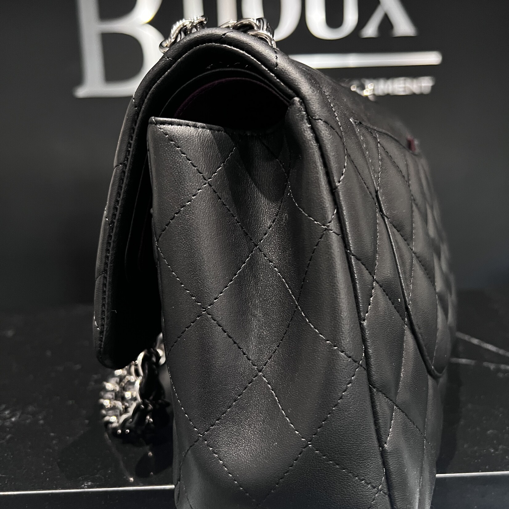 Chanel SOLD- Chanel Black Jumbo Lambskin