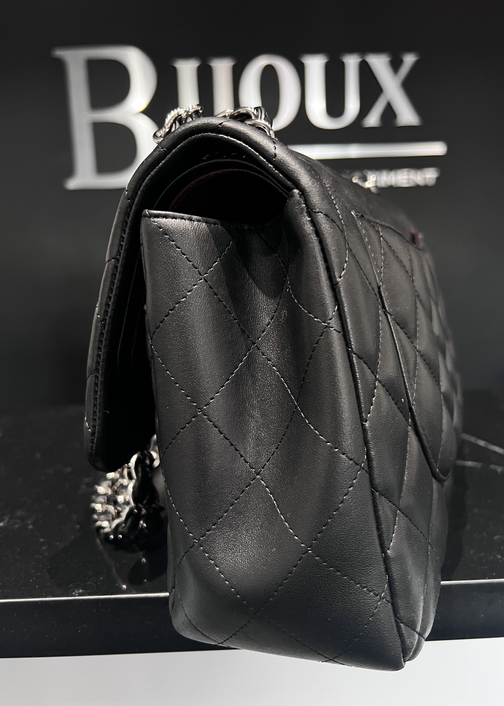 Chanel SOLD- Chanel Black Jumbo Lambskin