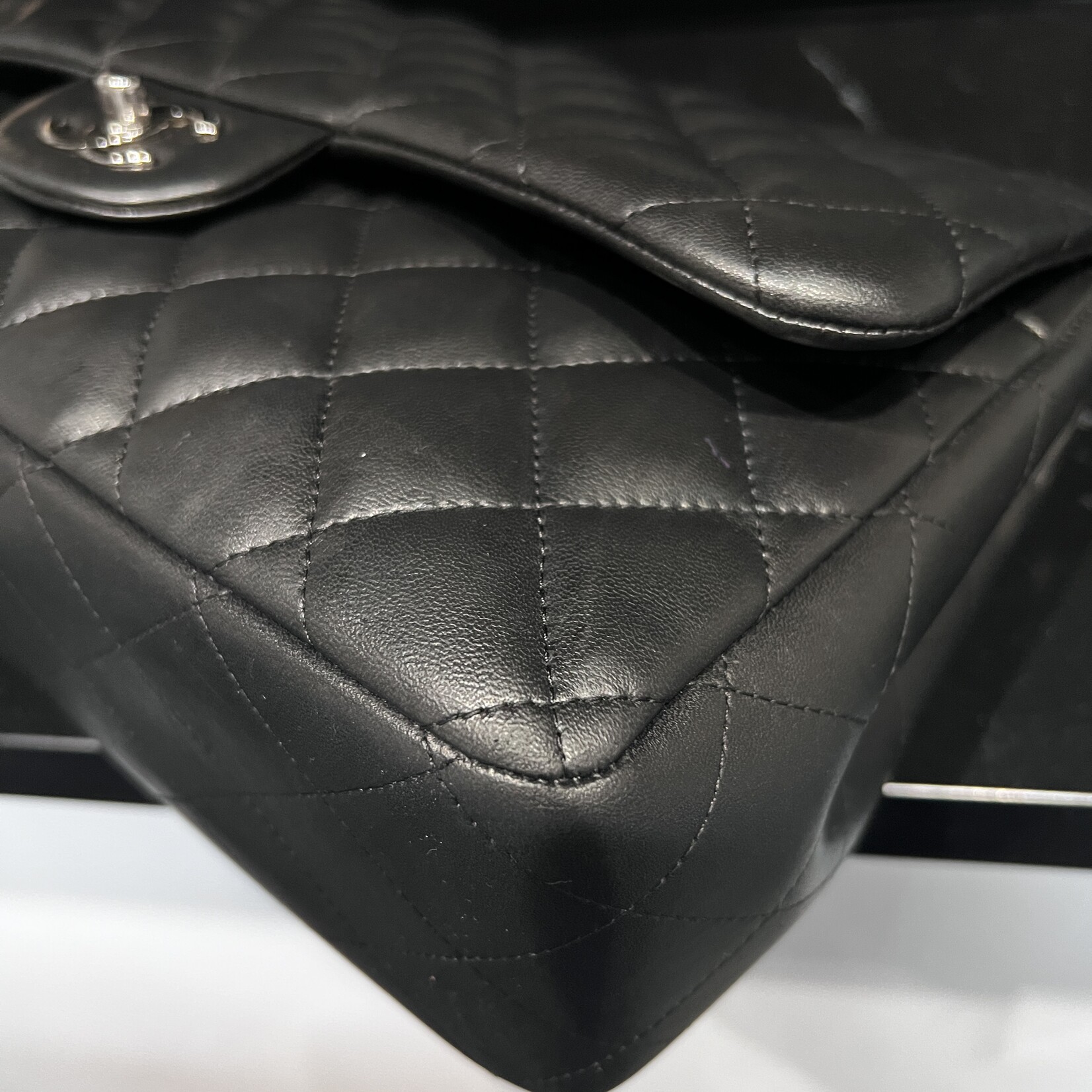 Chanel SOLD- Chanel Black Jumbo Lambskin