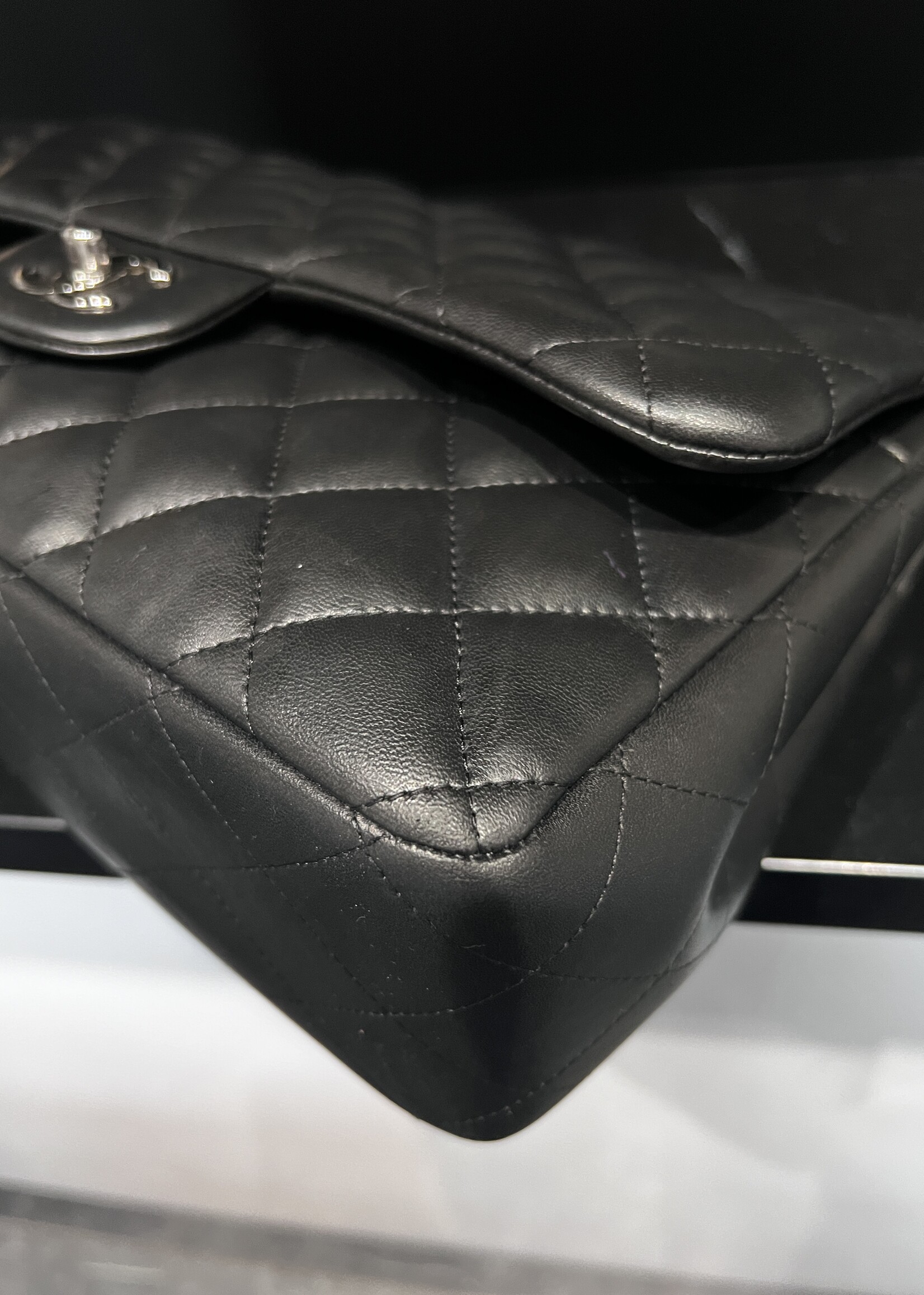Chanel SOLD- Chanel Black Jumbo Lambskin