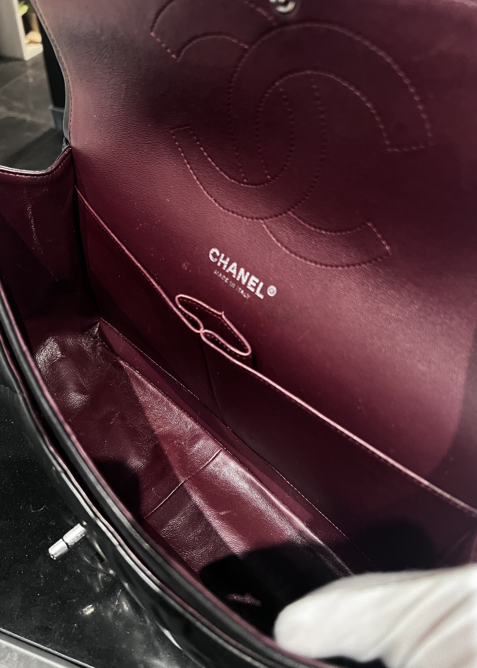 Chanel SOLD- Chanel Black Jumbo Lambskin