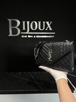 Saint Laurent SOLD- Saint Laurent Black Envelope Medium SHW