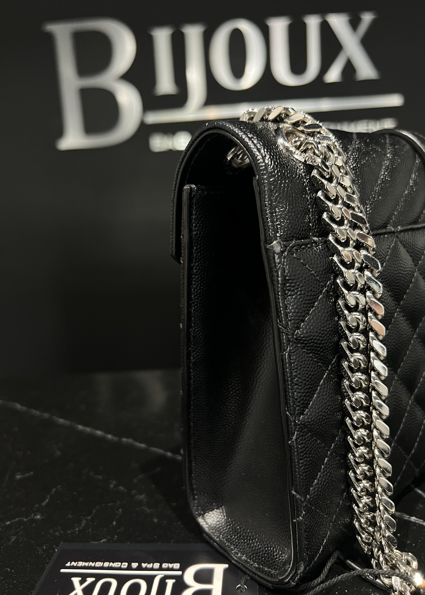 Saint Laurent SOLD- Saint Laurent Black Envelope Medium SHW