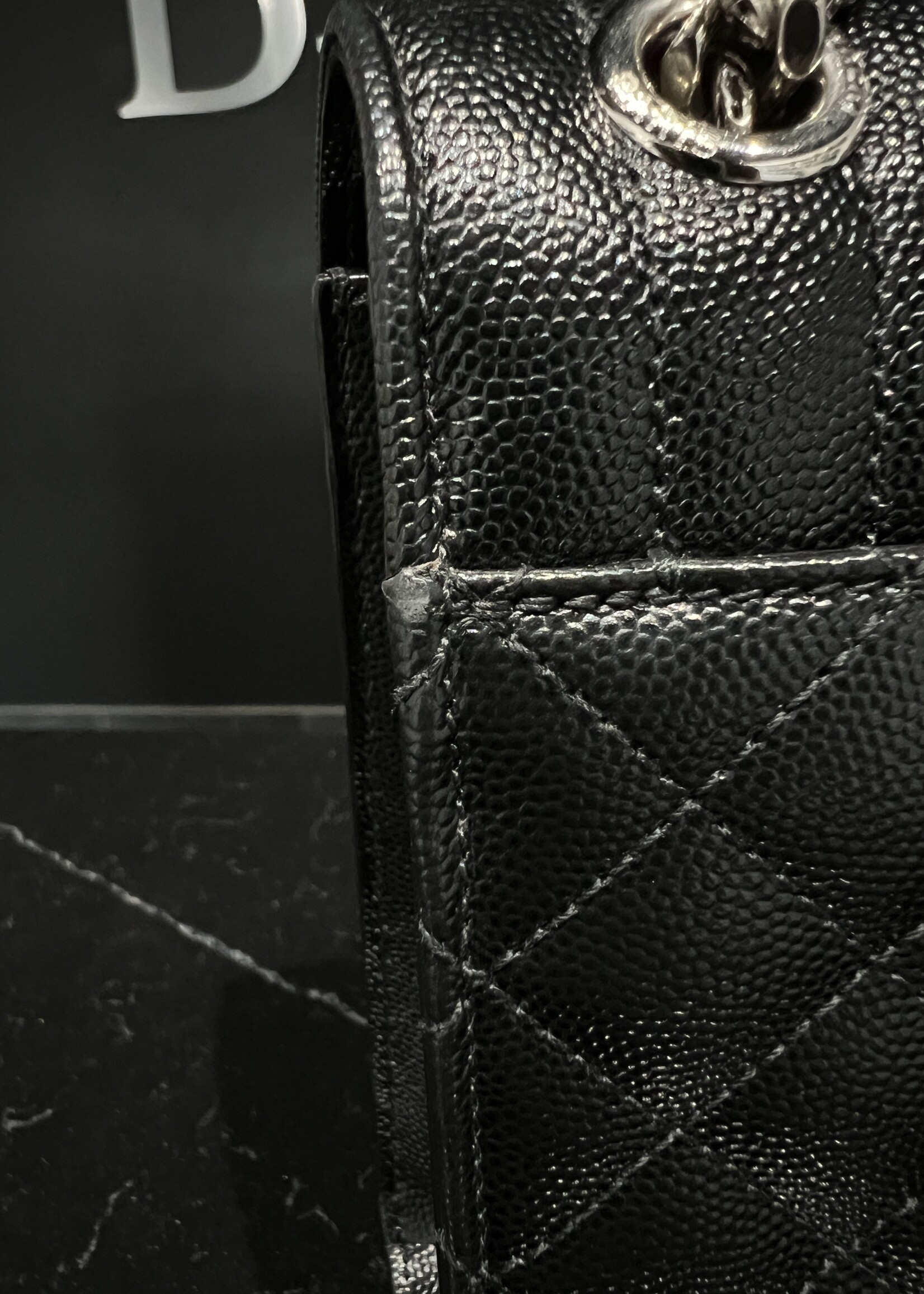 Saint Laurent SOLD- Saint Laurent Black Envelope Medium SHW