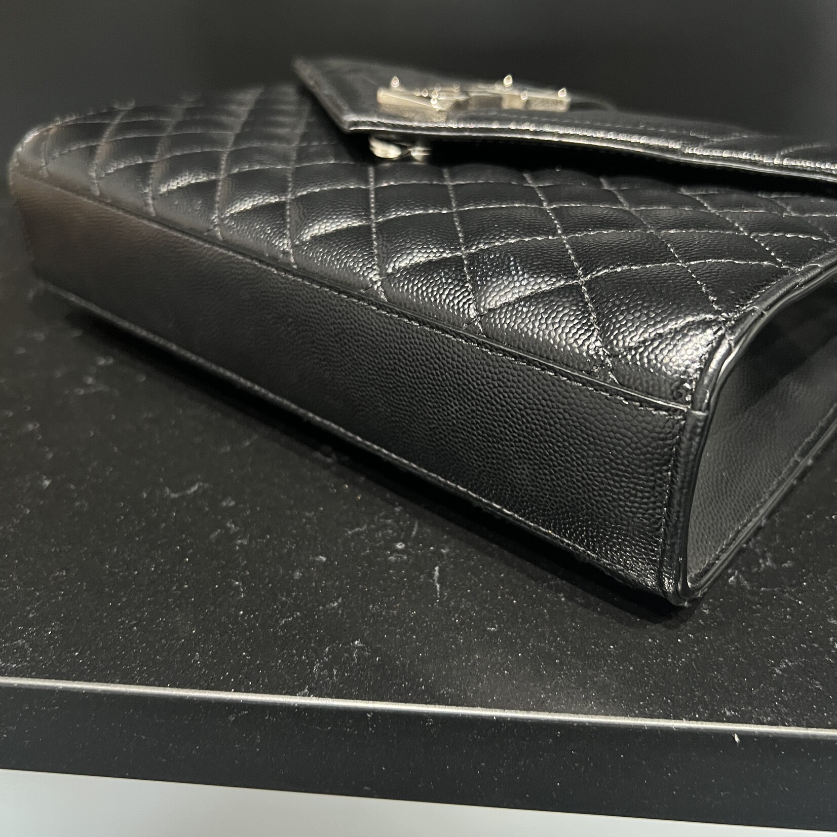 Saint Laurent SOLD- Saint Laurent Black Envelope Medium SHW