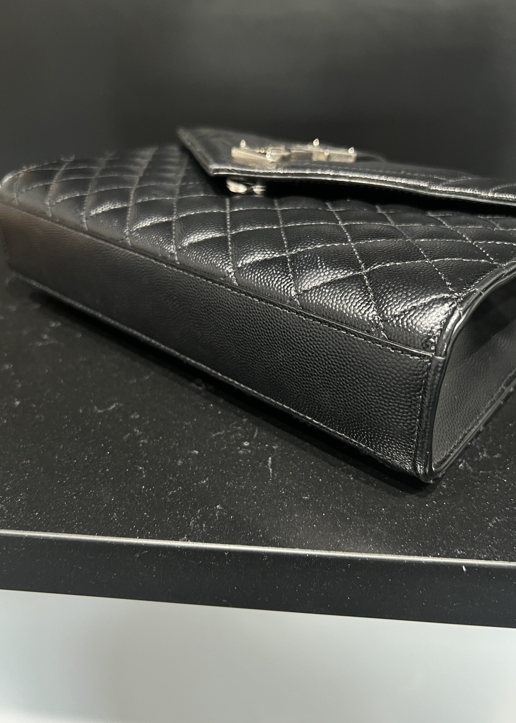 Saint Laurent SOLD- Saint Laurent Black Envelope Medium SHW