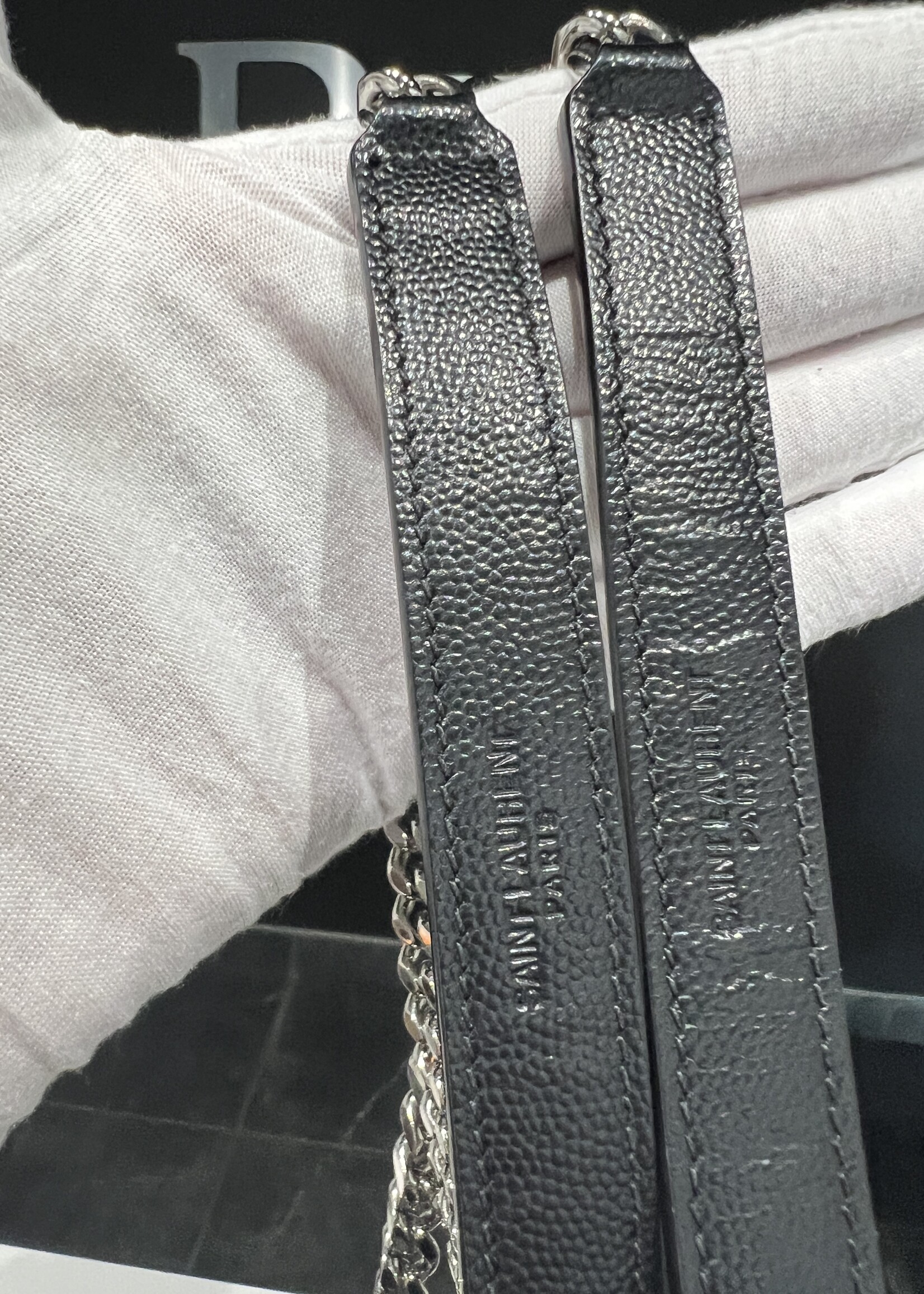 Saint Laurent SOLD- Saint Laurent Black Envelope Medium SHW