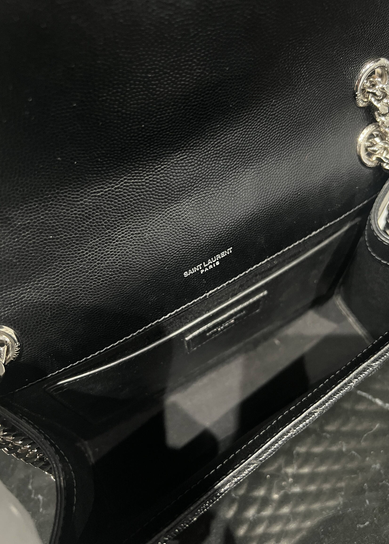 Saint Laurent SOLD- Saint Laurent Black Envelope Medium SHW