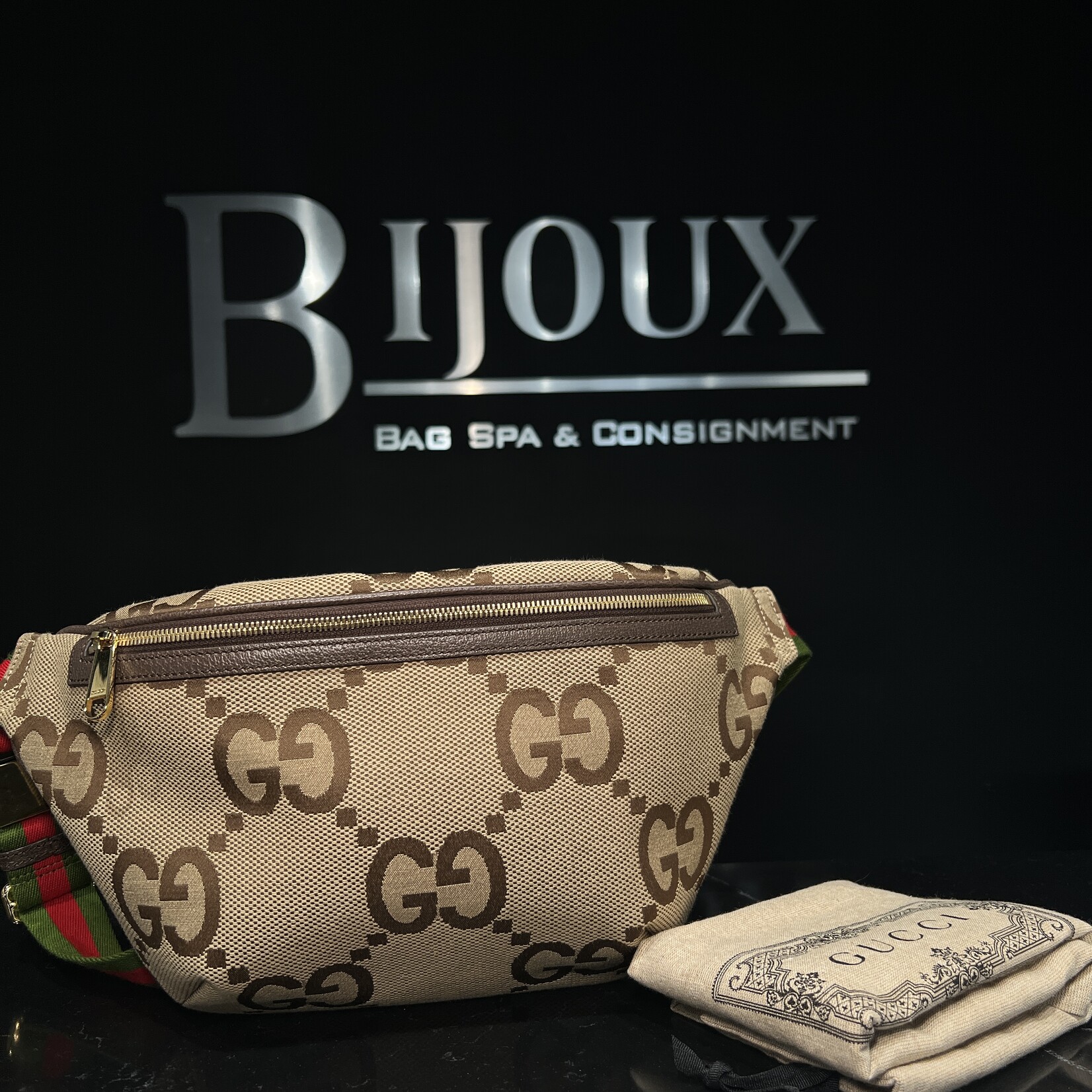 Gucci SOLD- Gucci Jumbo GG Belt Bag