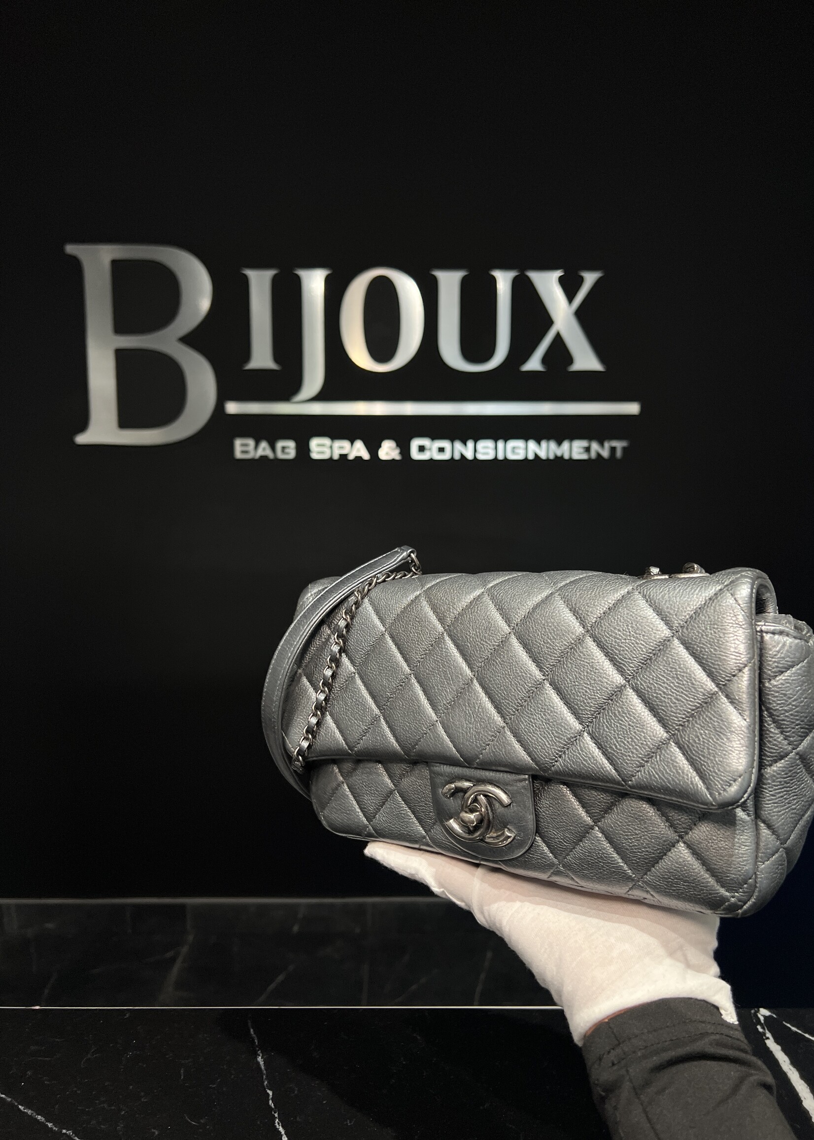 Chanel SOLD- Chanel 21S Caviar Seasonal East West Flap