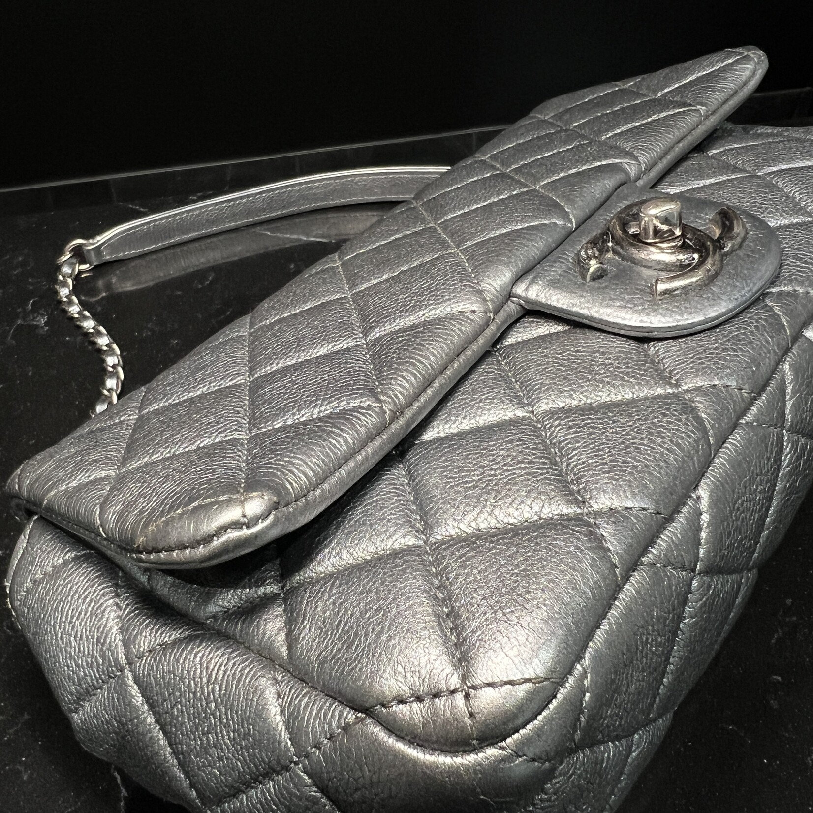 Chanel SOLD- Chanel 21S Caviar Seasonal East West Flap