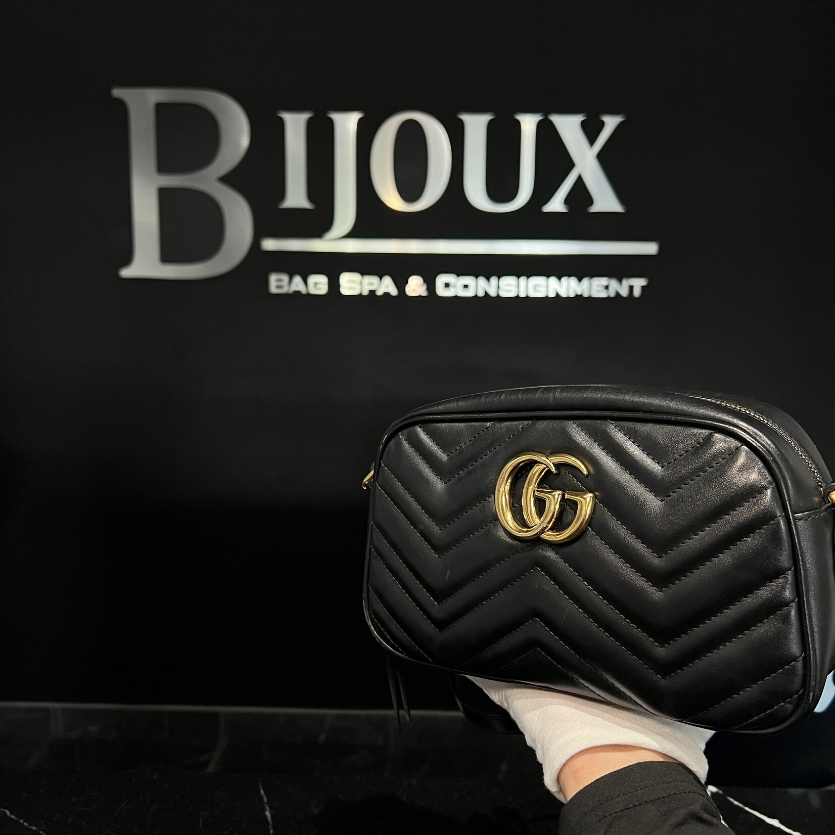 Gucci SOLD- Gucci  GG Marmont Black