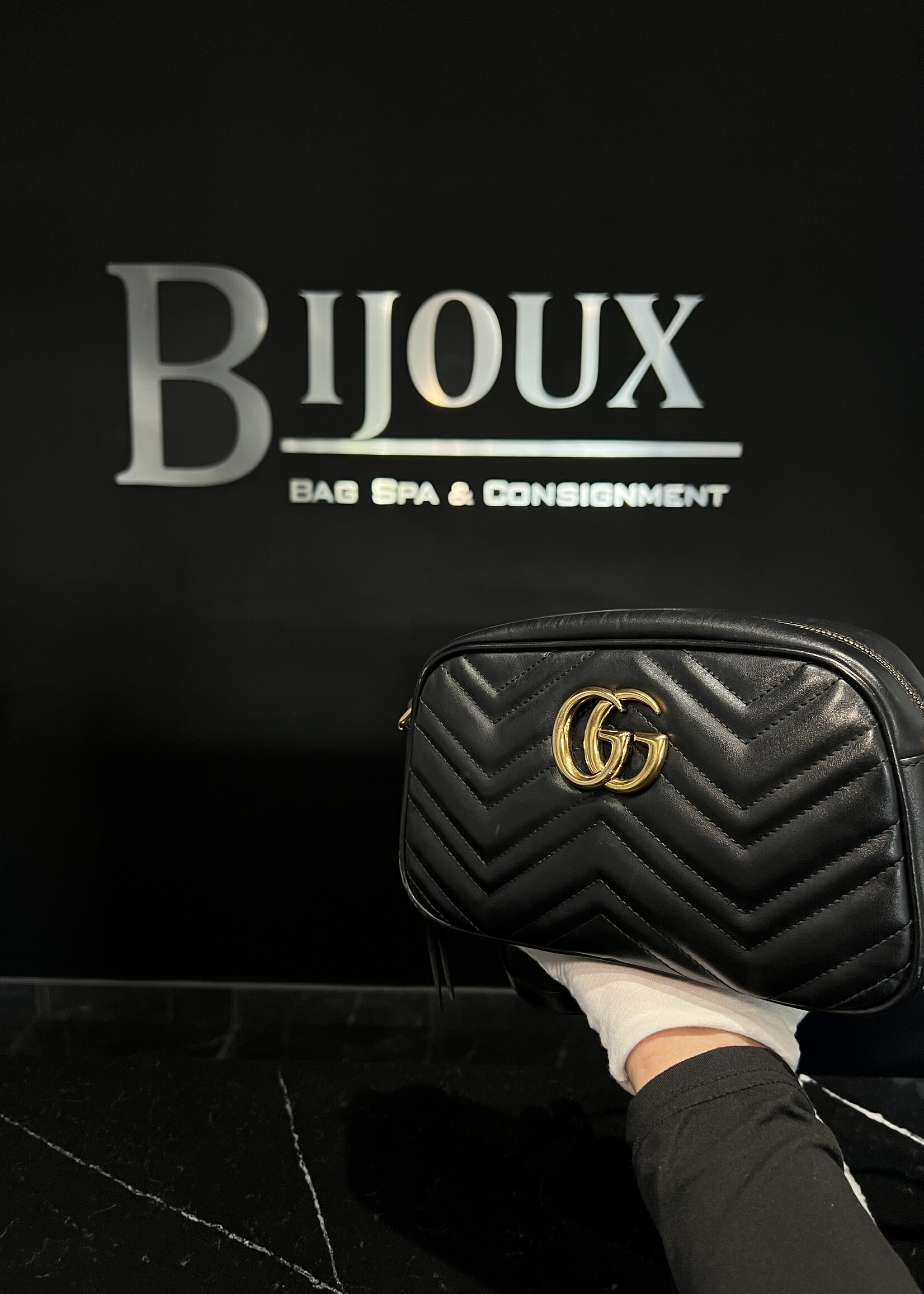 Gucci SOLD- Gucci  GG Marmont Black