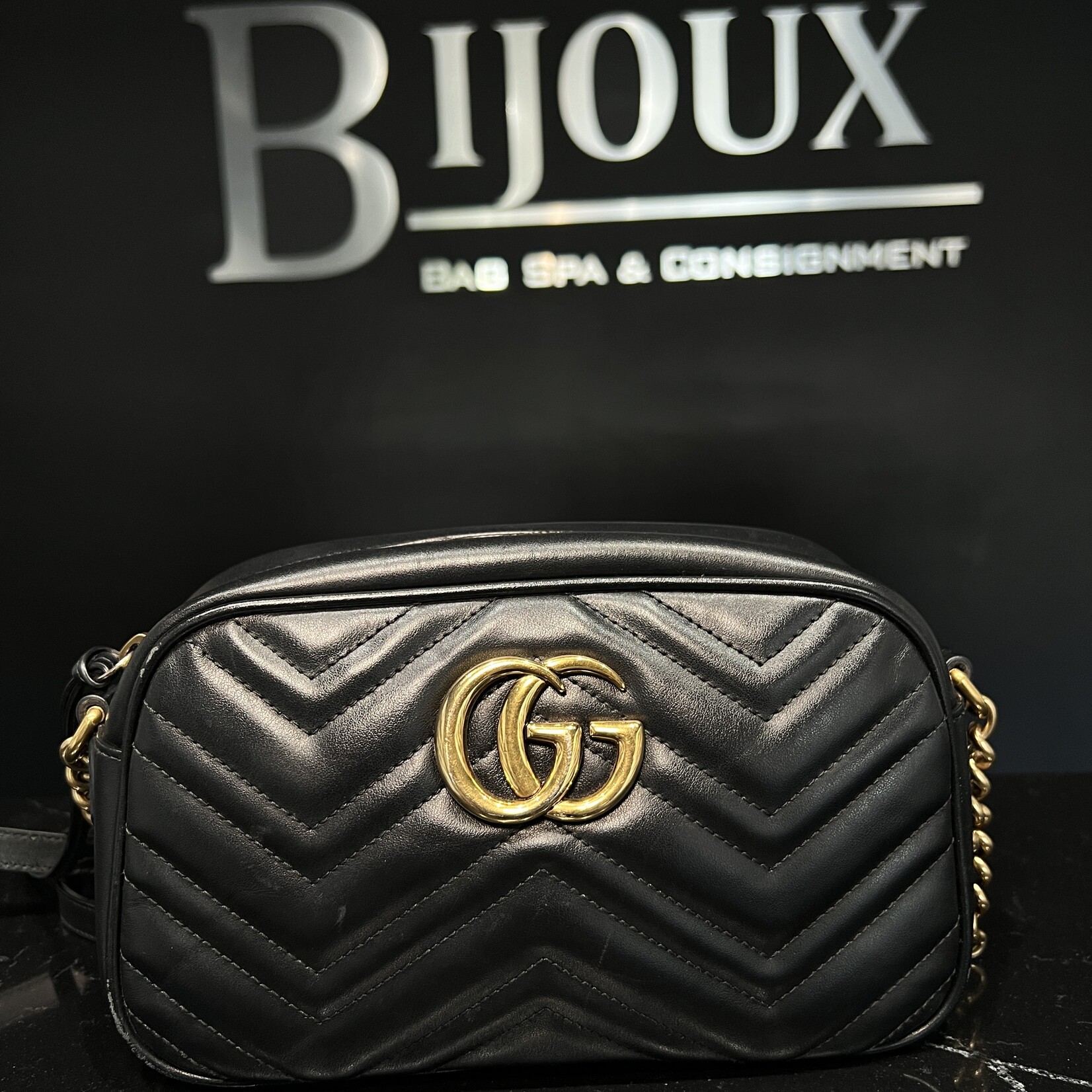 Gucci SOLD- Gucci  GG Marmont Black