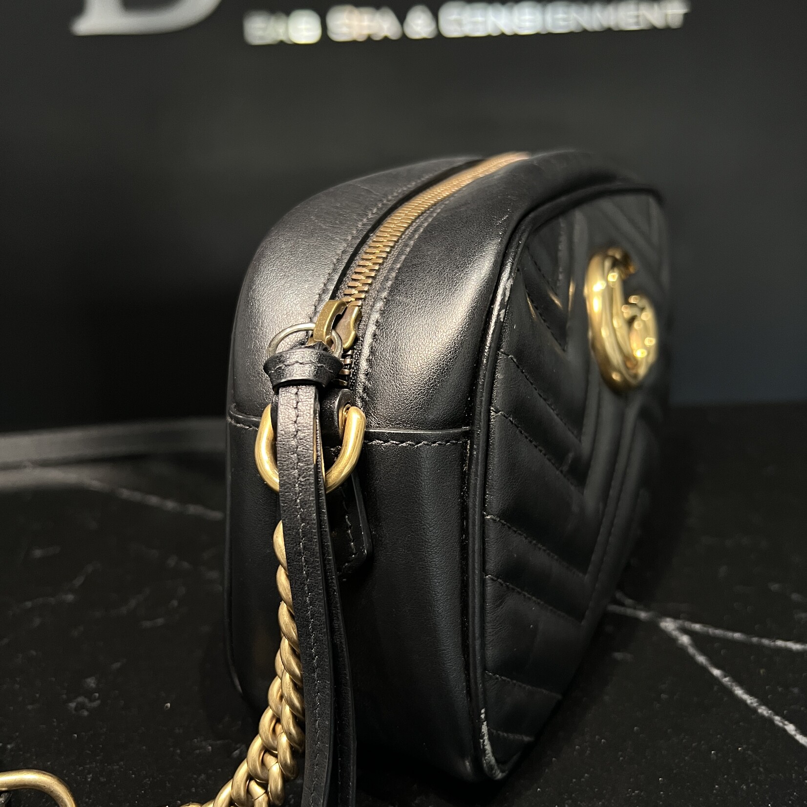 Gucci SOLD- Gucci  GG Marmont Black