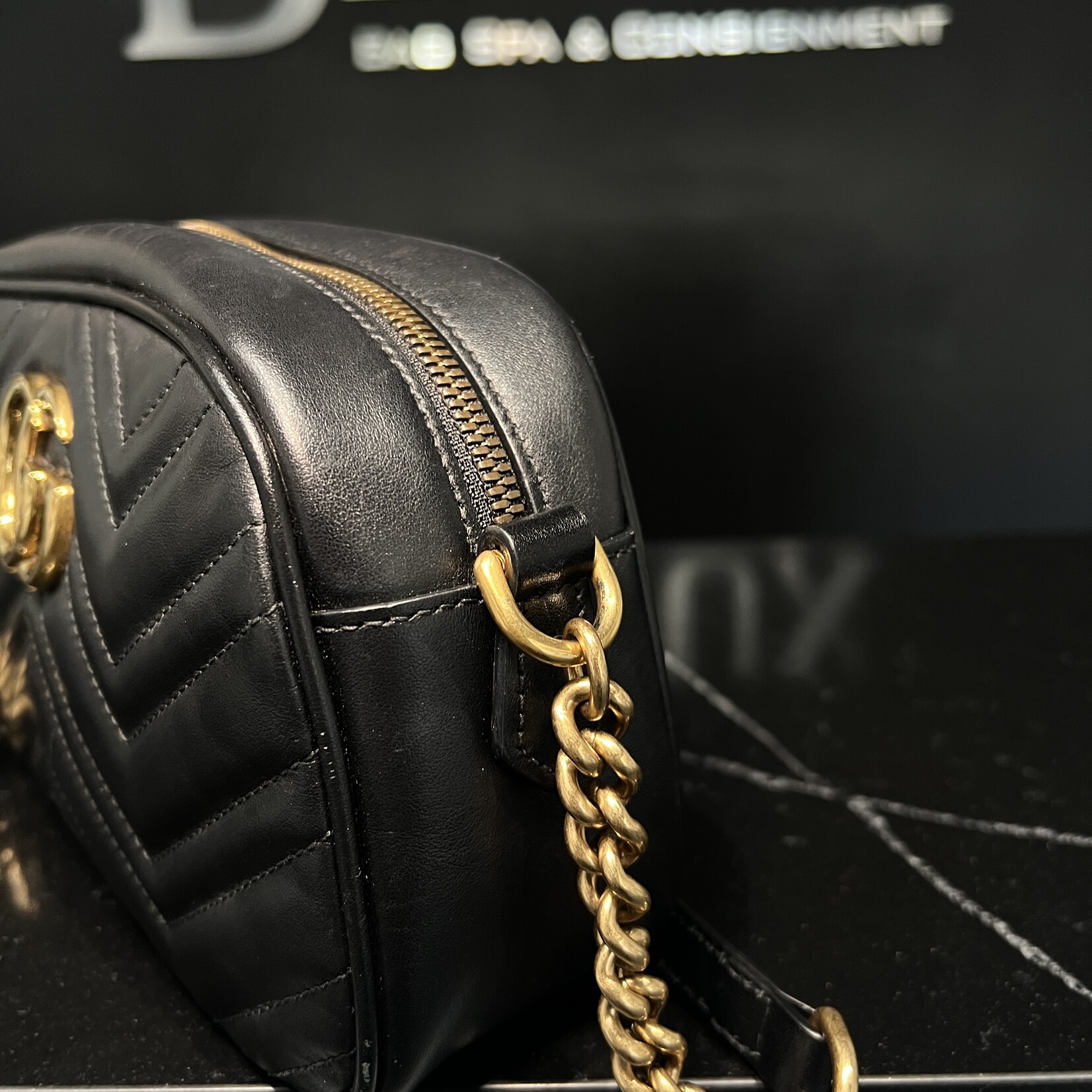 Gucci SOLD- Gucci  GG Marmont Black