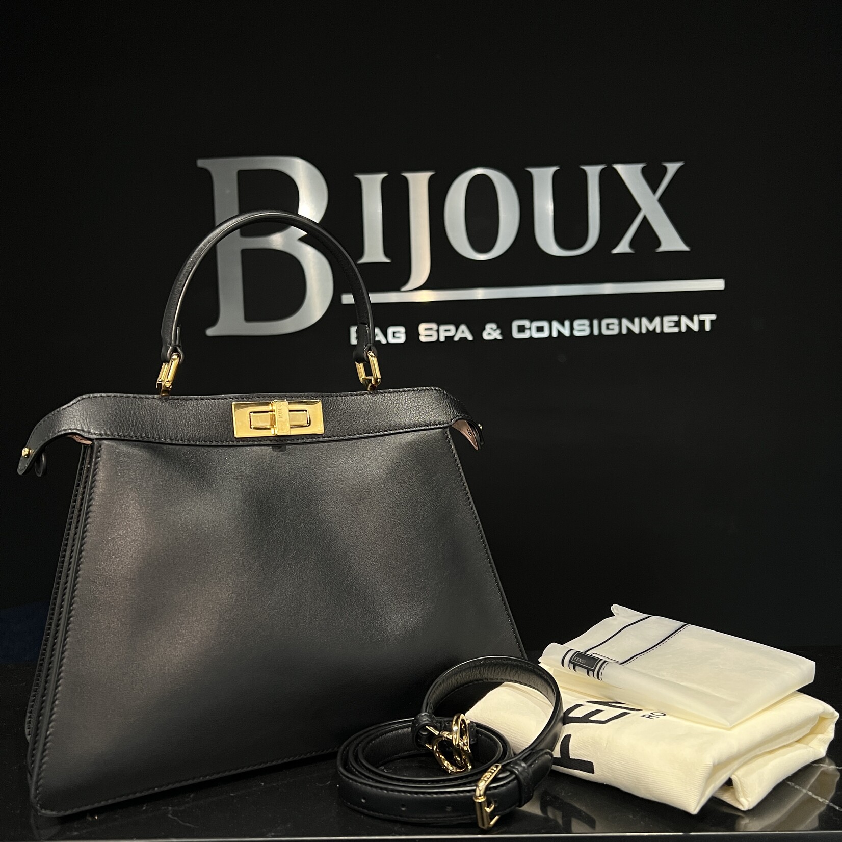 Fendi SOLD - Fendi Peekaboo Medium GHW