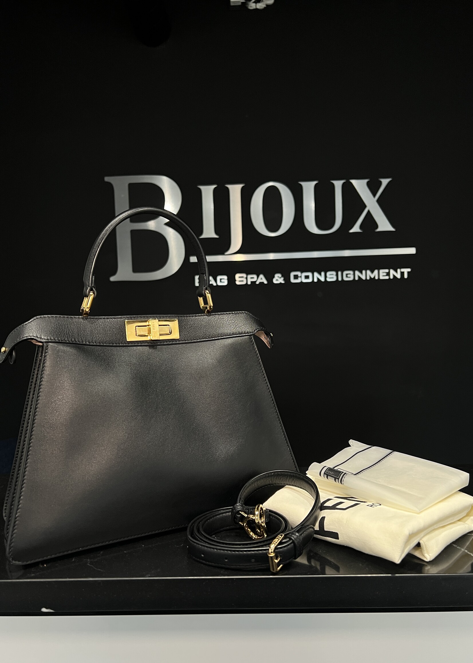 Fendi SOLD - Fendi Peekaboo Medium GHW