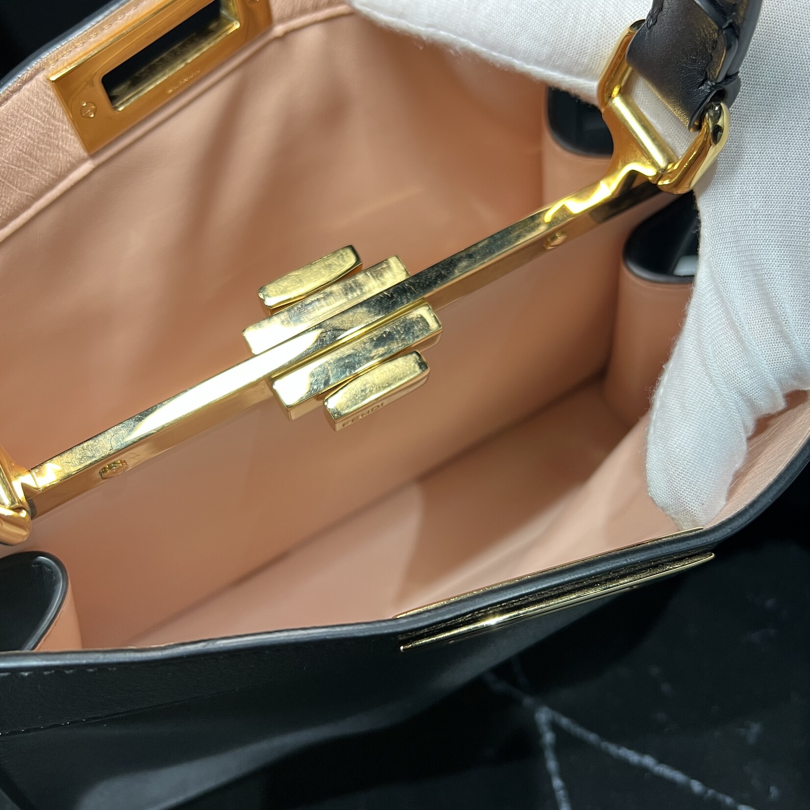 Fendi SOLD - Fendi Peekaboo Medium GHW