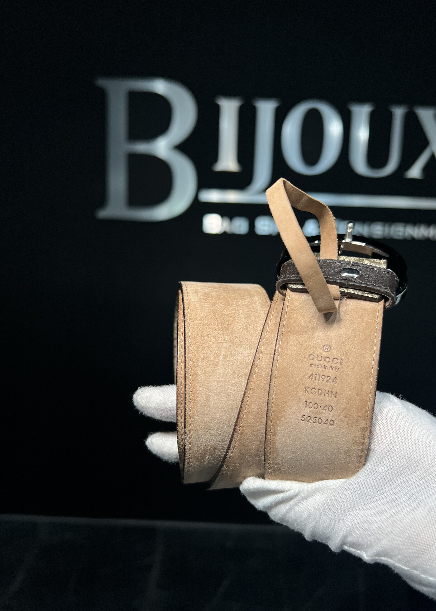 Gucci Gucci Interlocking Monogram Belt 100