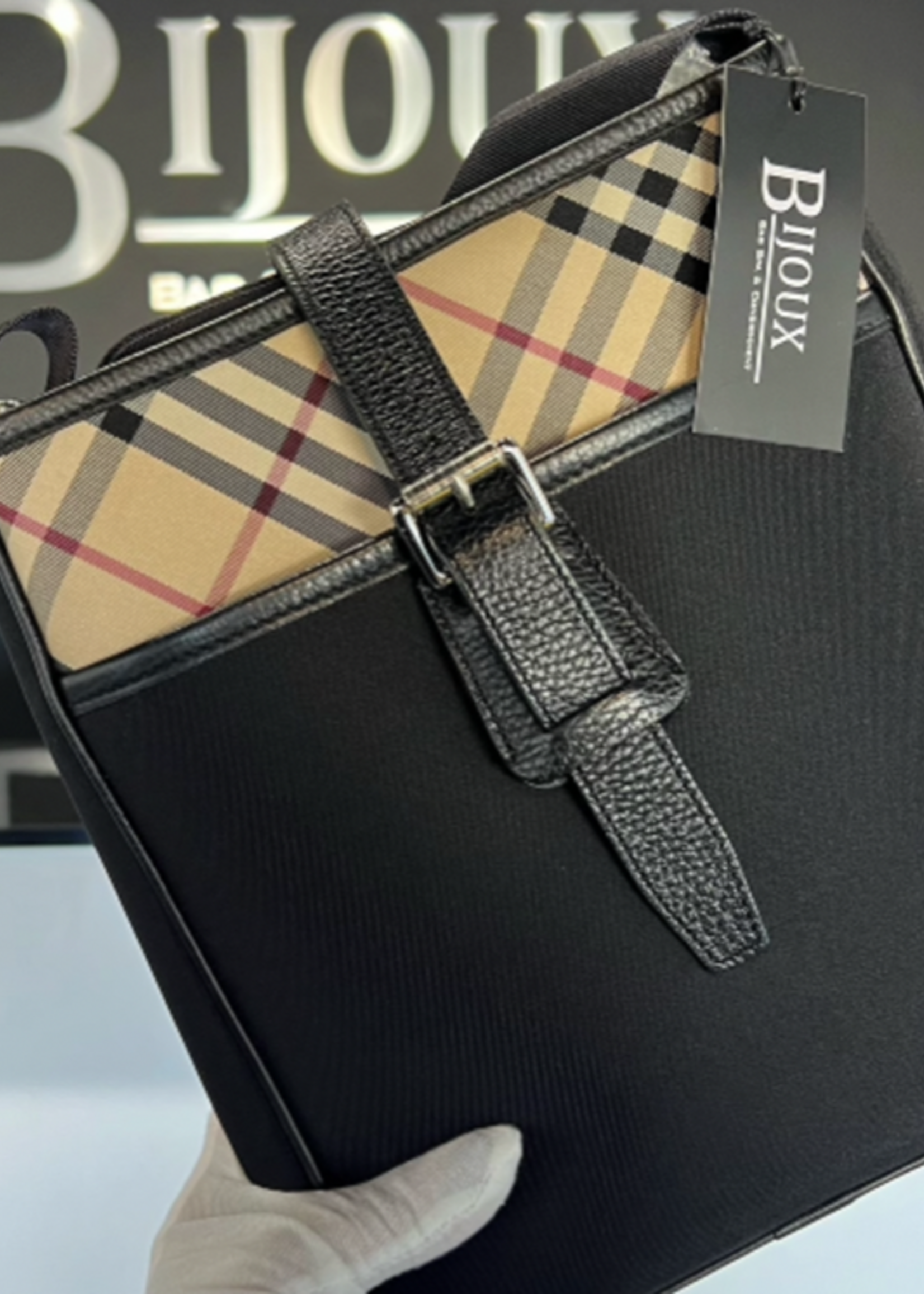 Burberry Nova Check Crossbody Bag - Bijoux Bag Spa & Consignment