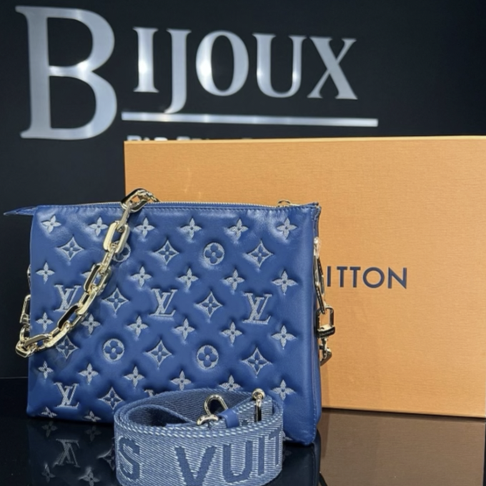 Louis Vuitton SOLD - Louis Vuitton Coussin PM- Denim Bleu