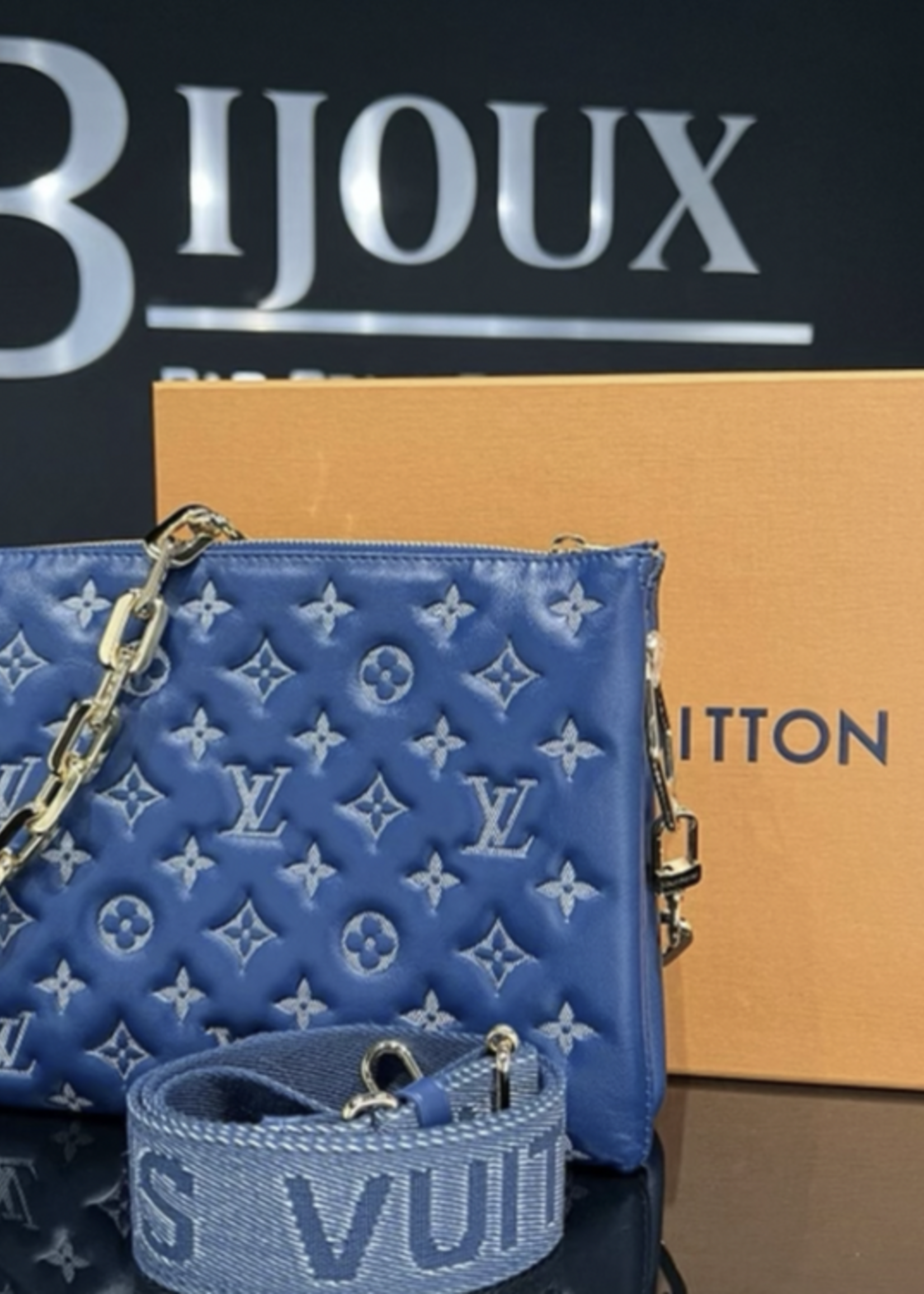 Louis Vuitton SOLD - Louis Vuitton Coussin PM- Denim Bleu