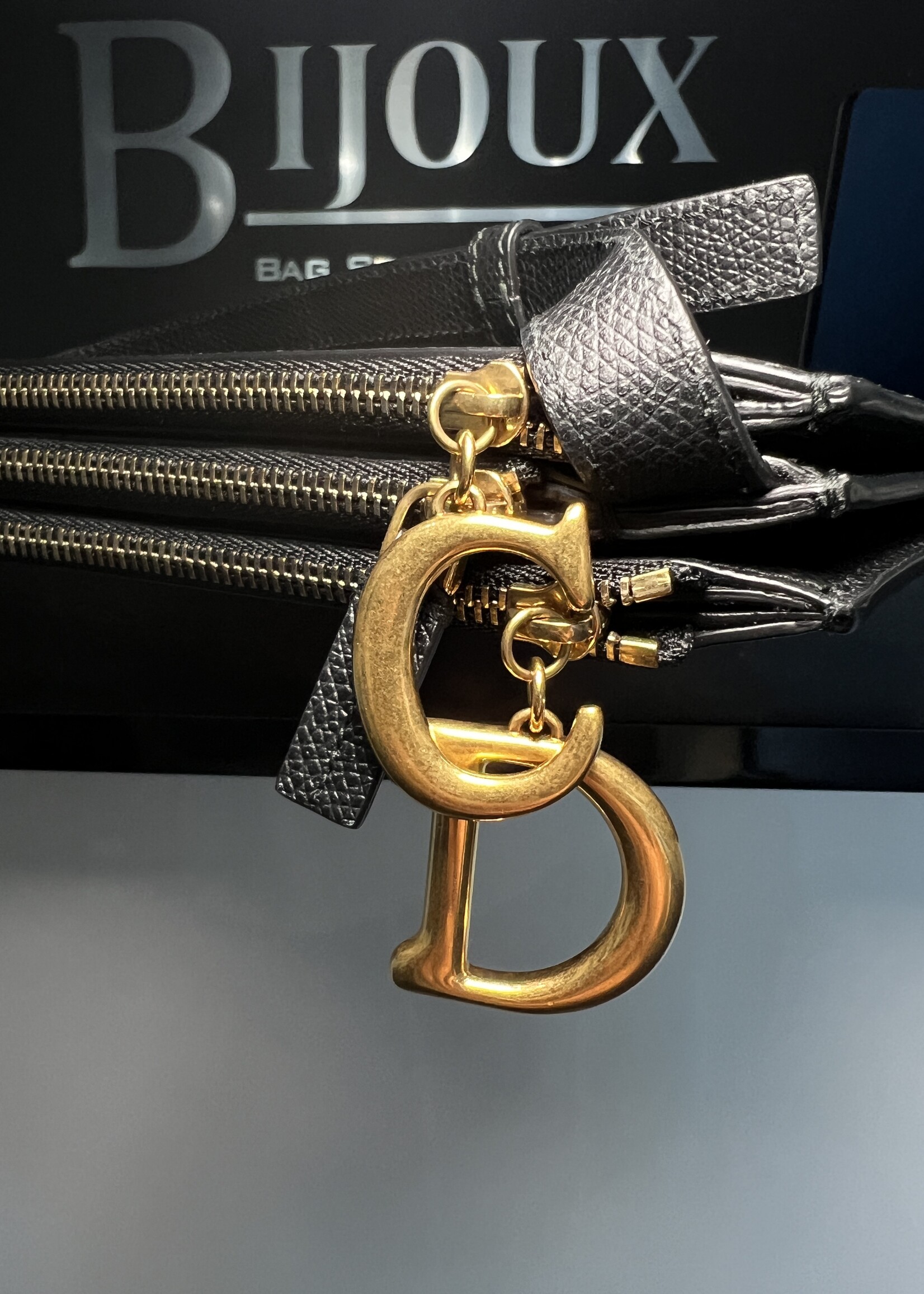Christian Dior SOLD - Christian Dior Black Saddle Pouch