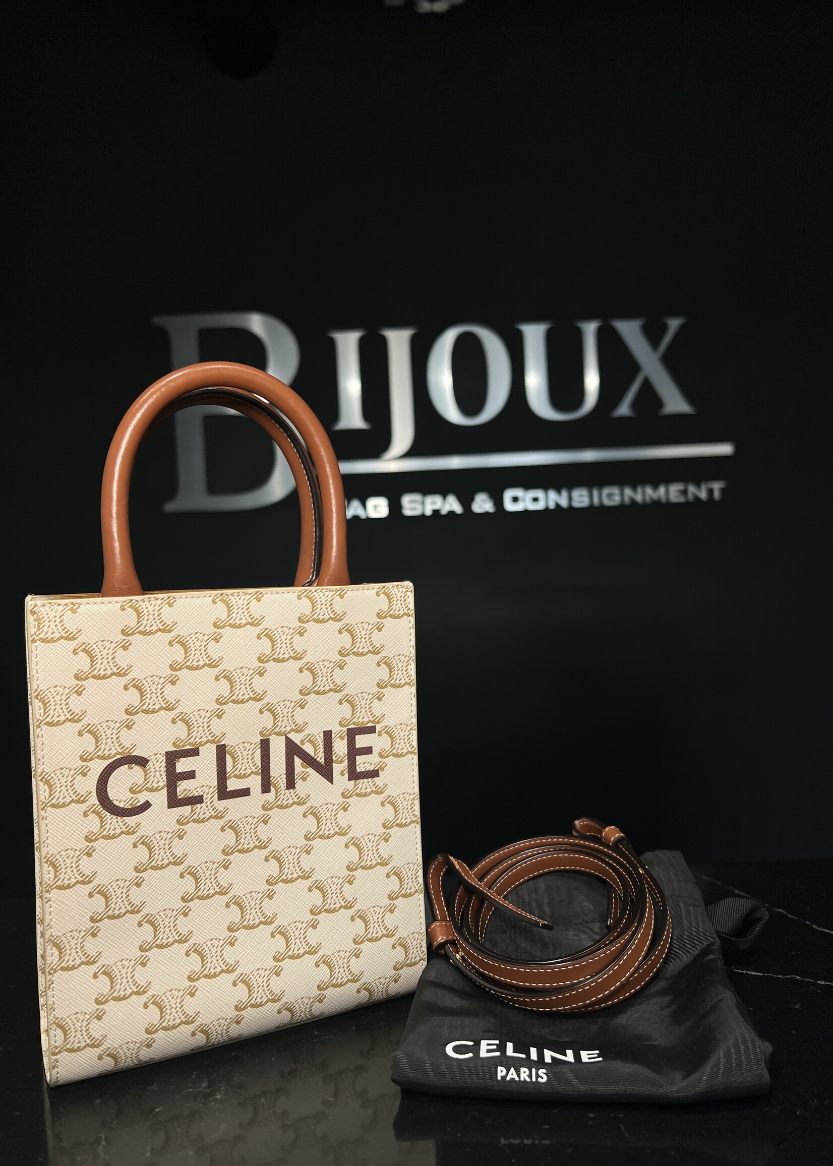 Celine  Triomphe Mini Vertical Cabas