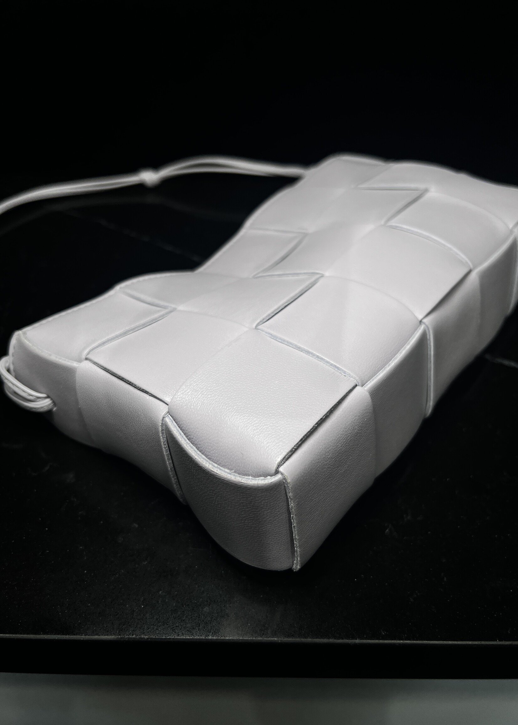 Bottega Veneta SOLD- Bottega Veneta Cassette Pouch Shoulder Bag Liliac