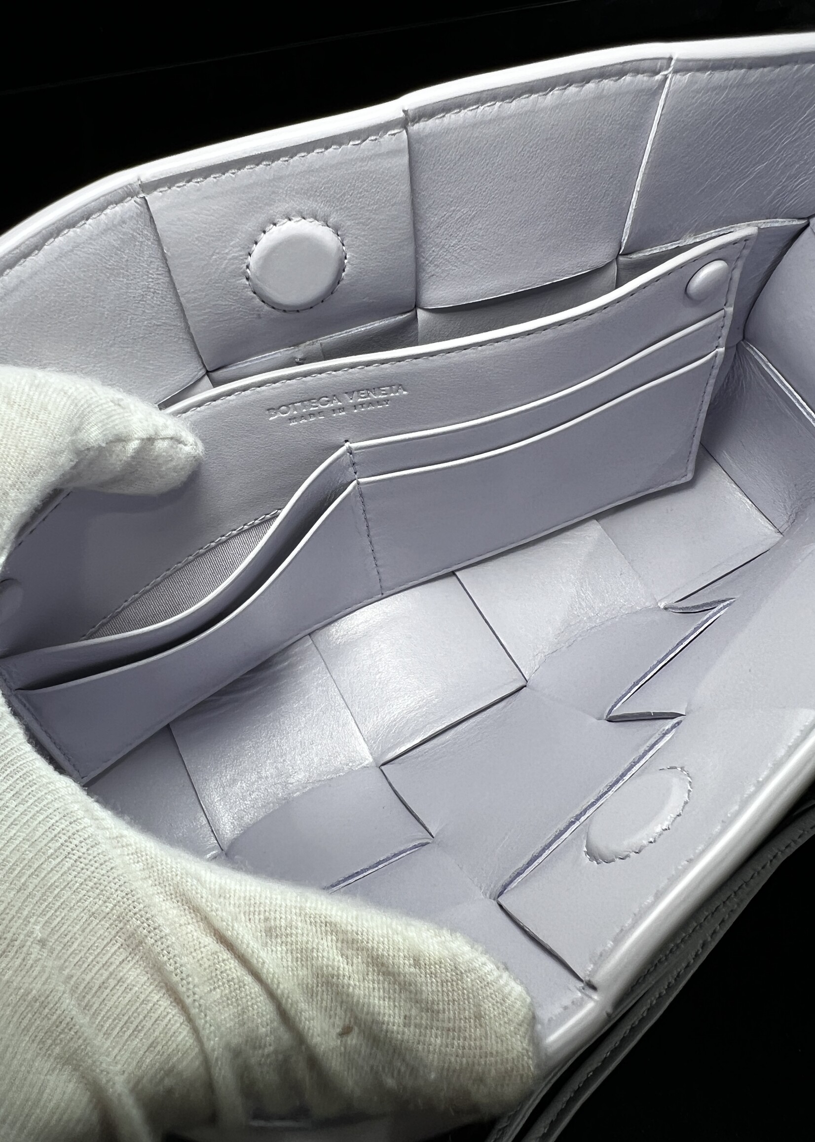 Bottega Veneta Bottega Veneta Cassette Pouch Shoulder Bag Liliac