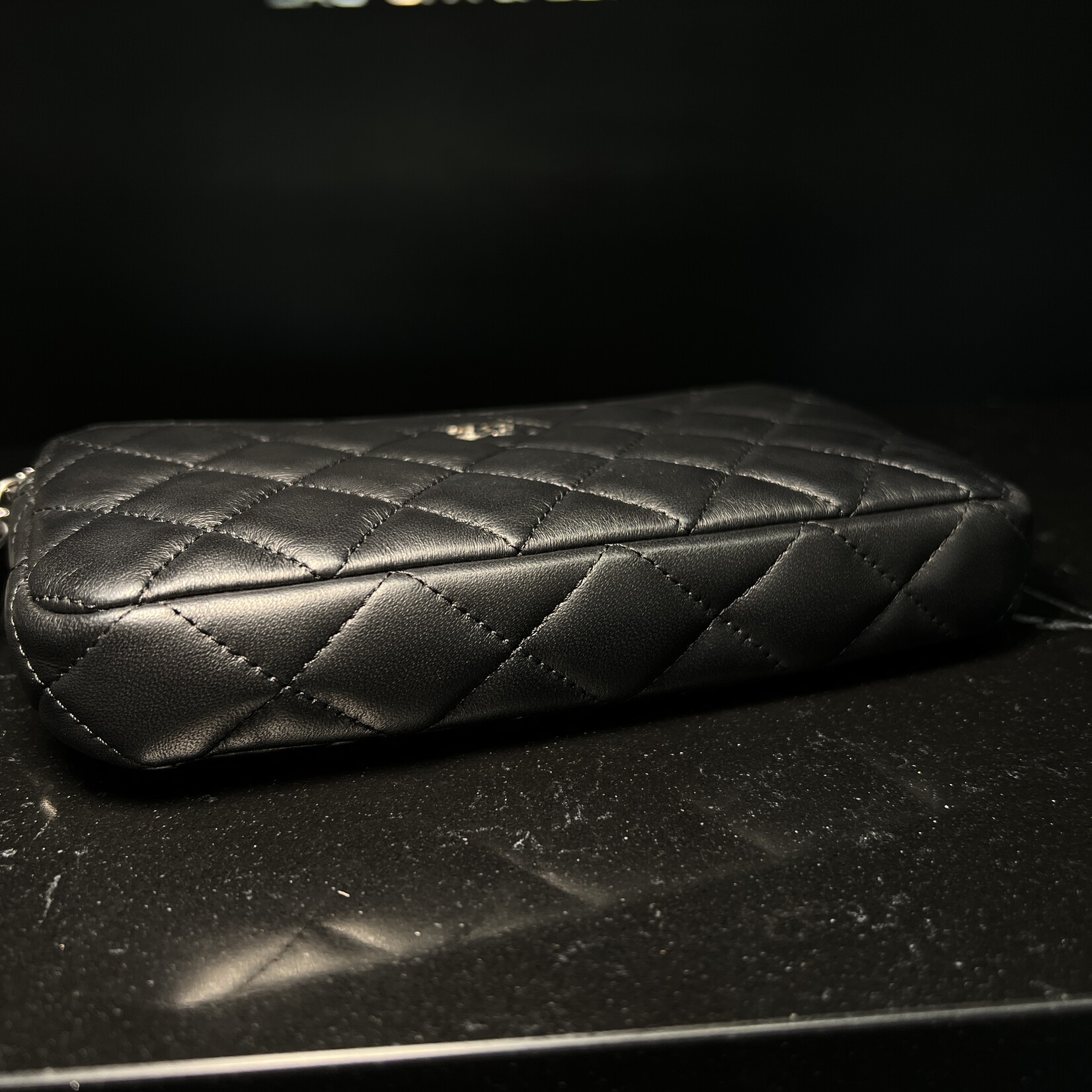 Chanel Chanel Double Zip Wallet on Chain